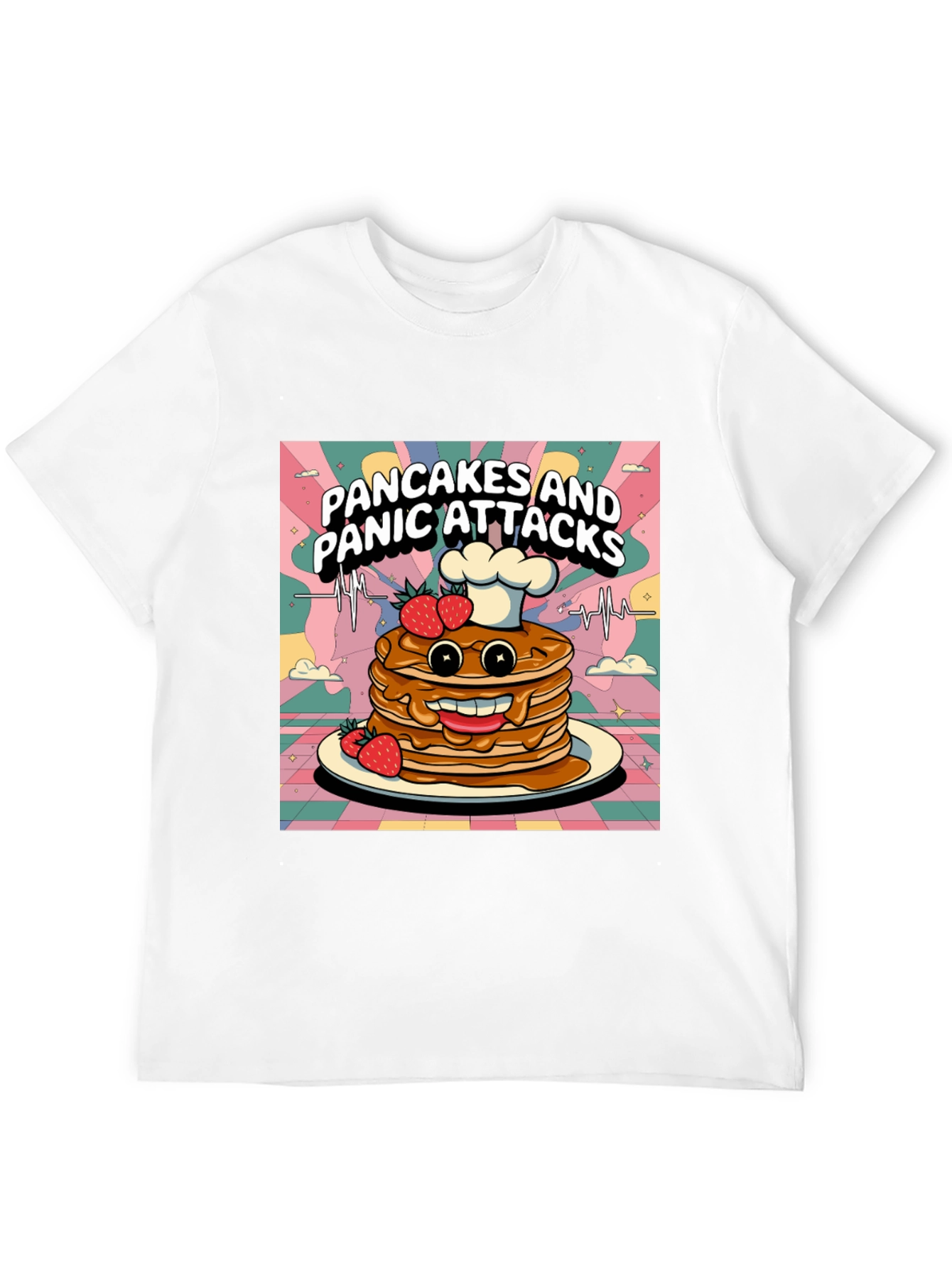 Pancakes & Panic Attacks Graphic Tee