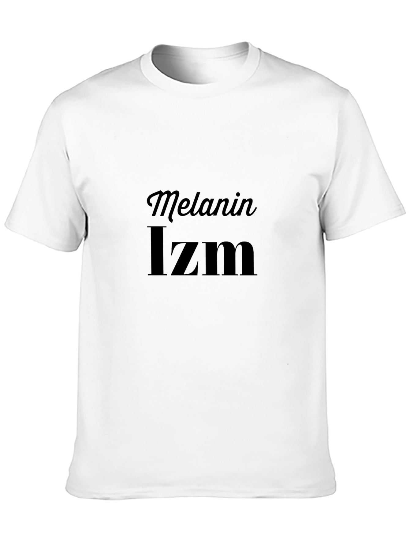 Melanin Izm Graphic Tee - Stylish Black T-Shirt