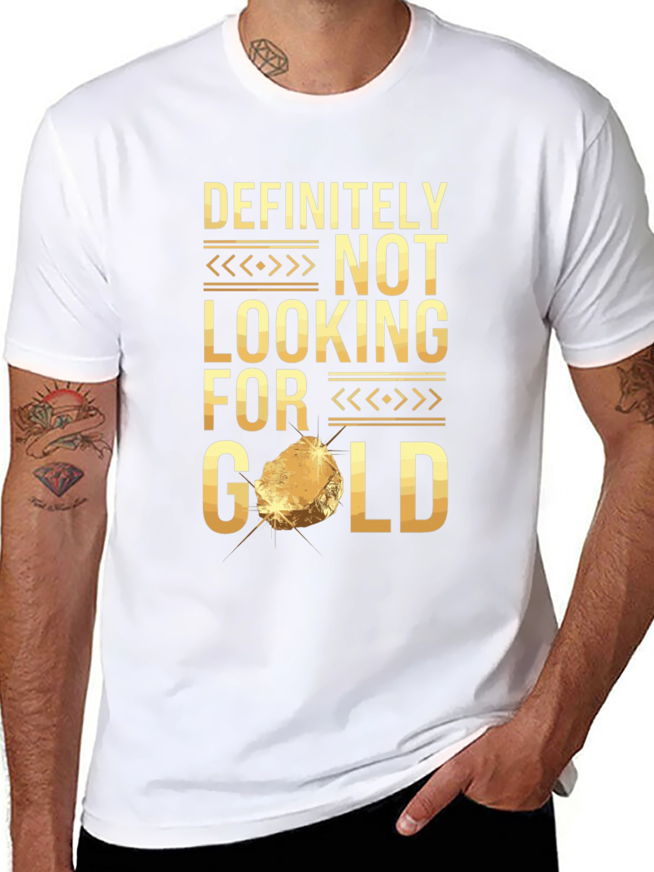 Definitely Not Looking For Gold Funny T-Shirt