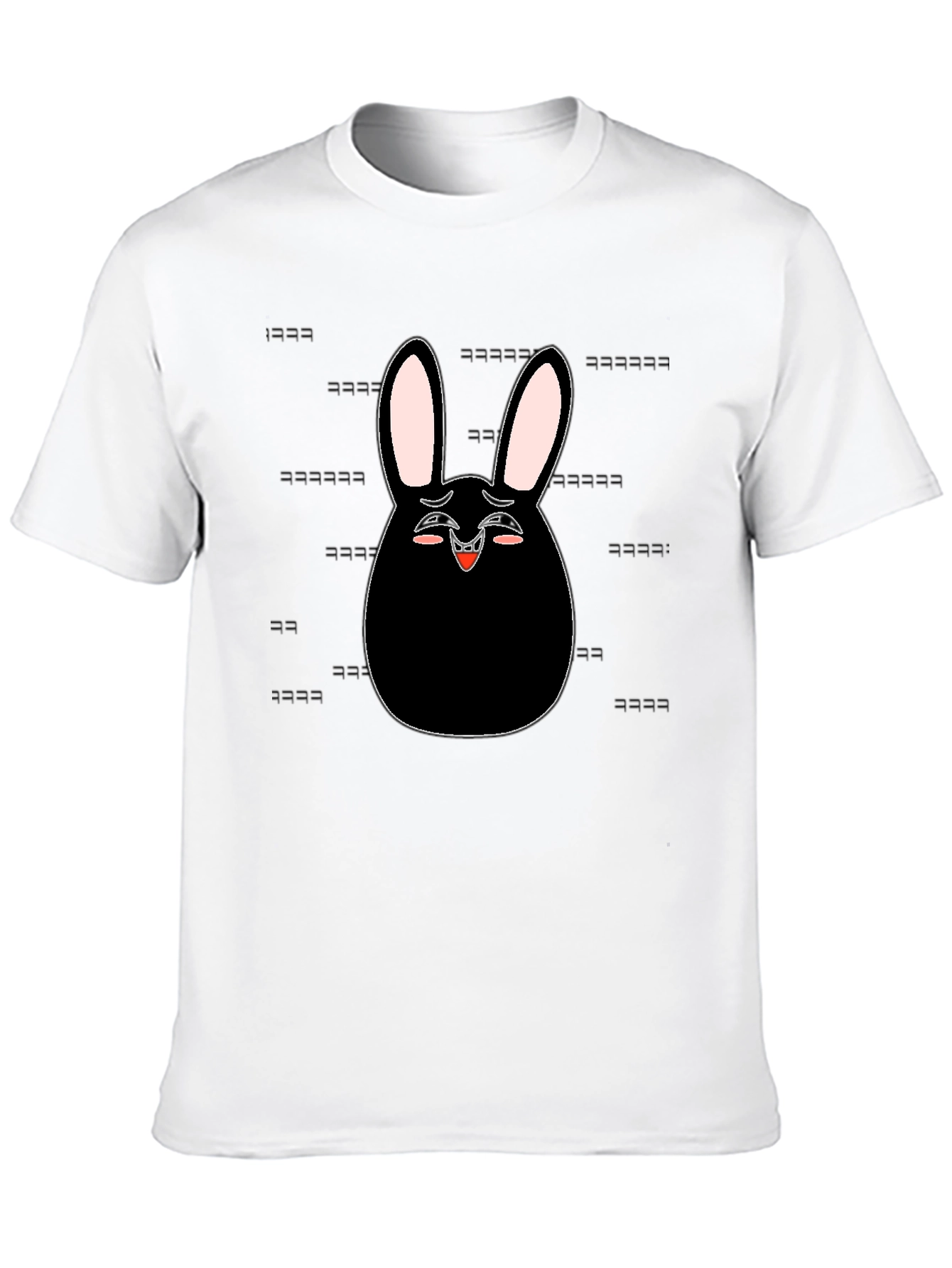 Funny Bunny Graphic Tee - Laughing Rabbit T-Shirt