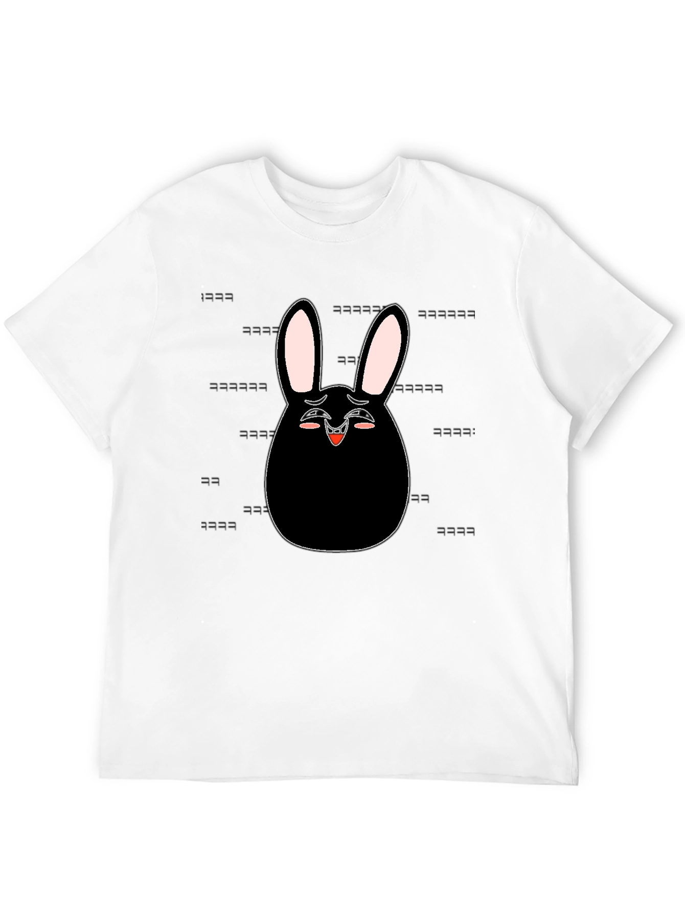 Funny Bunny Graphic Tee - Laughing Rabbit T-Shirt