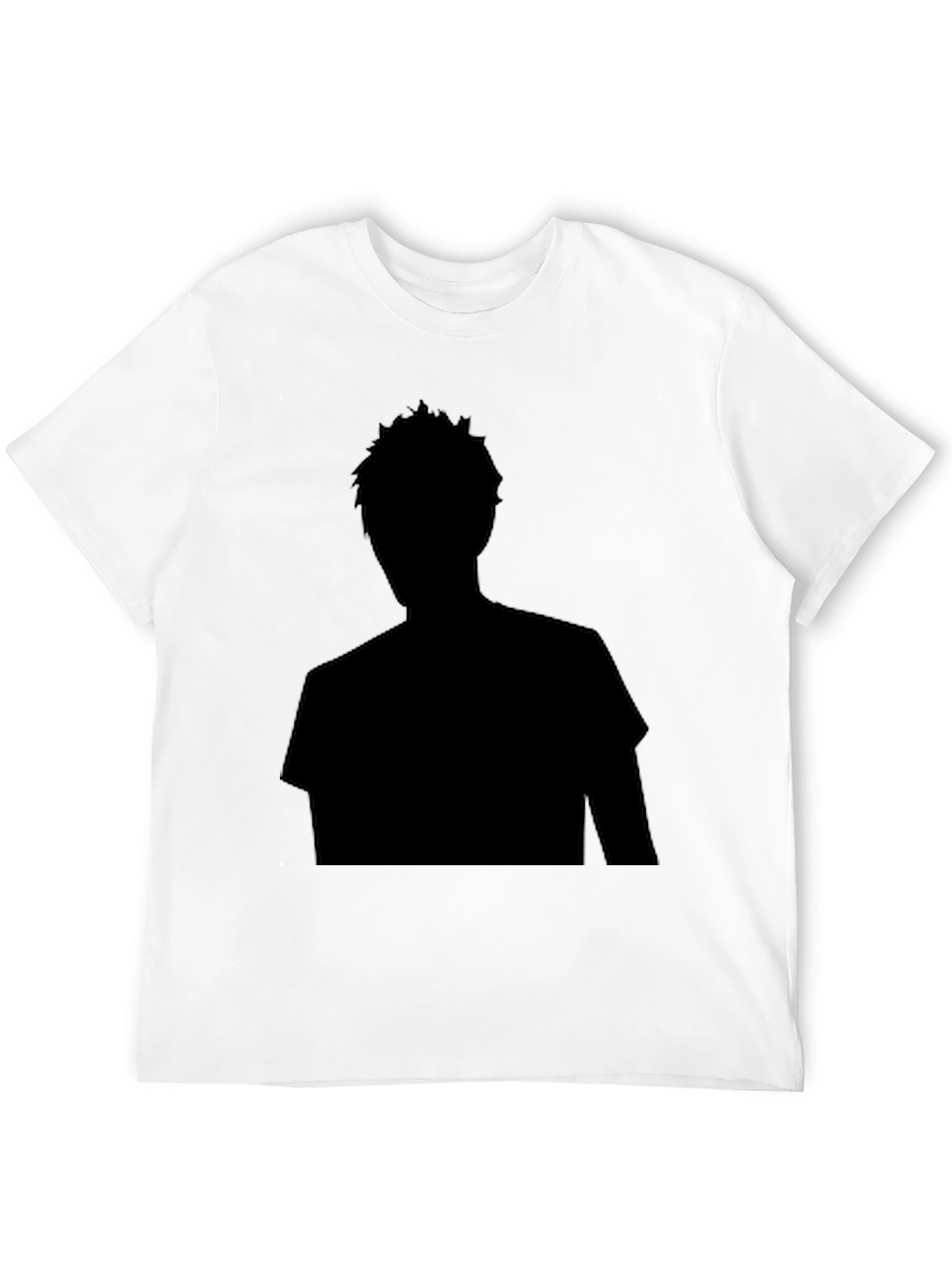 Silhouette Graphic Print Black T-Shirt