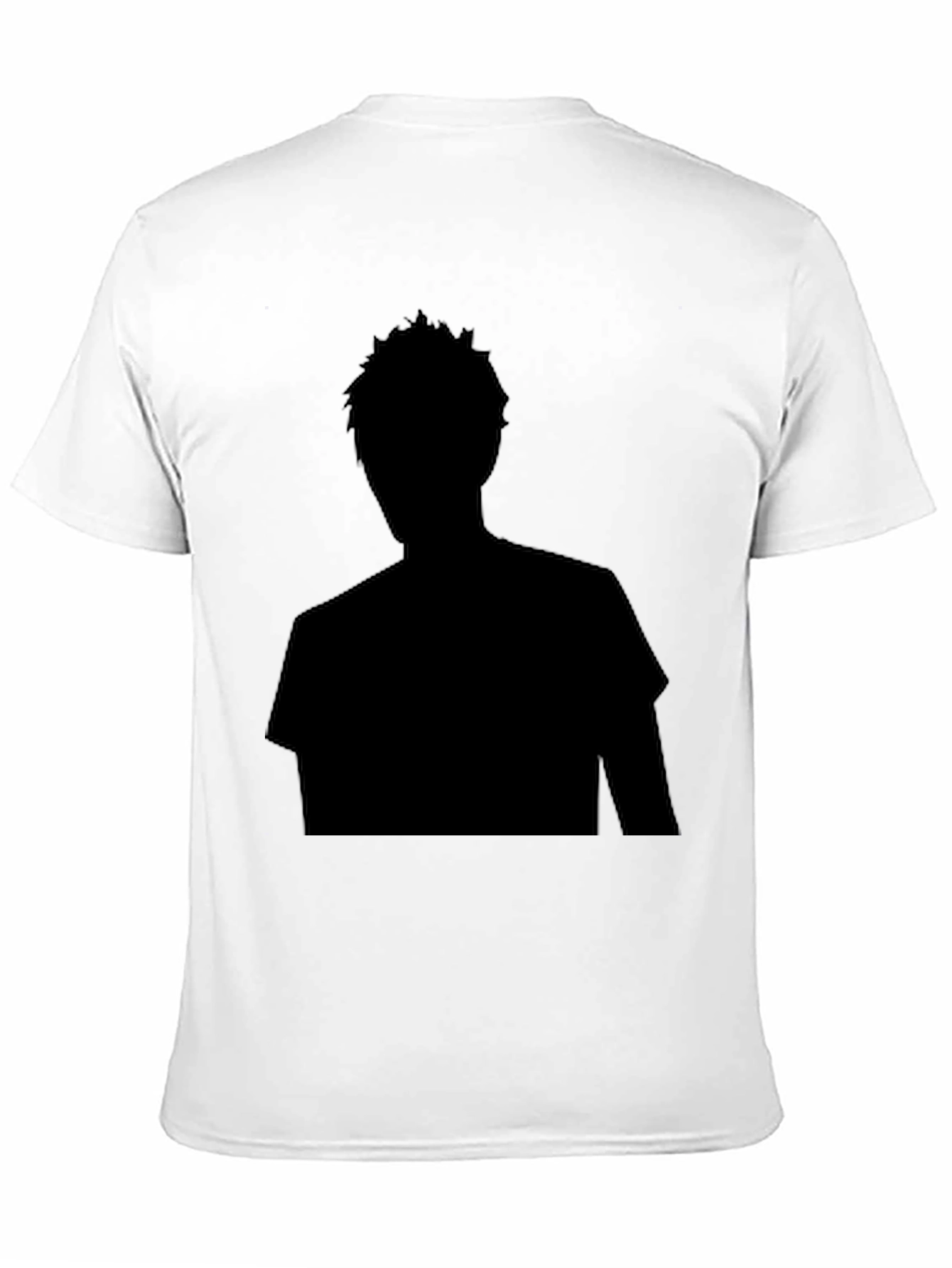 Silhouette Graphic Print Black T-Shirt
