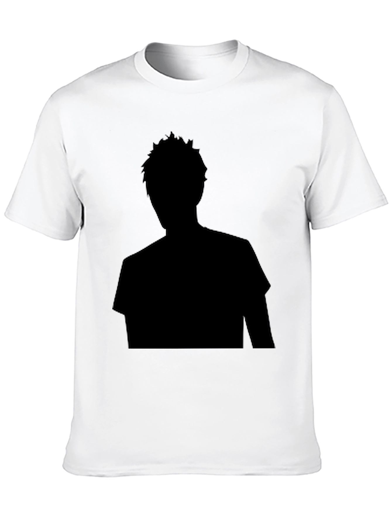 Silhouette Graphic Print Black T-Shirt