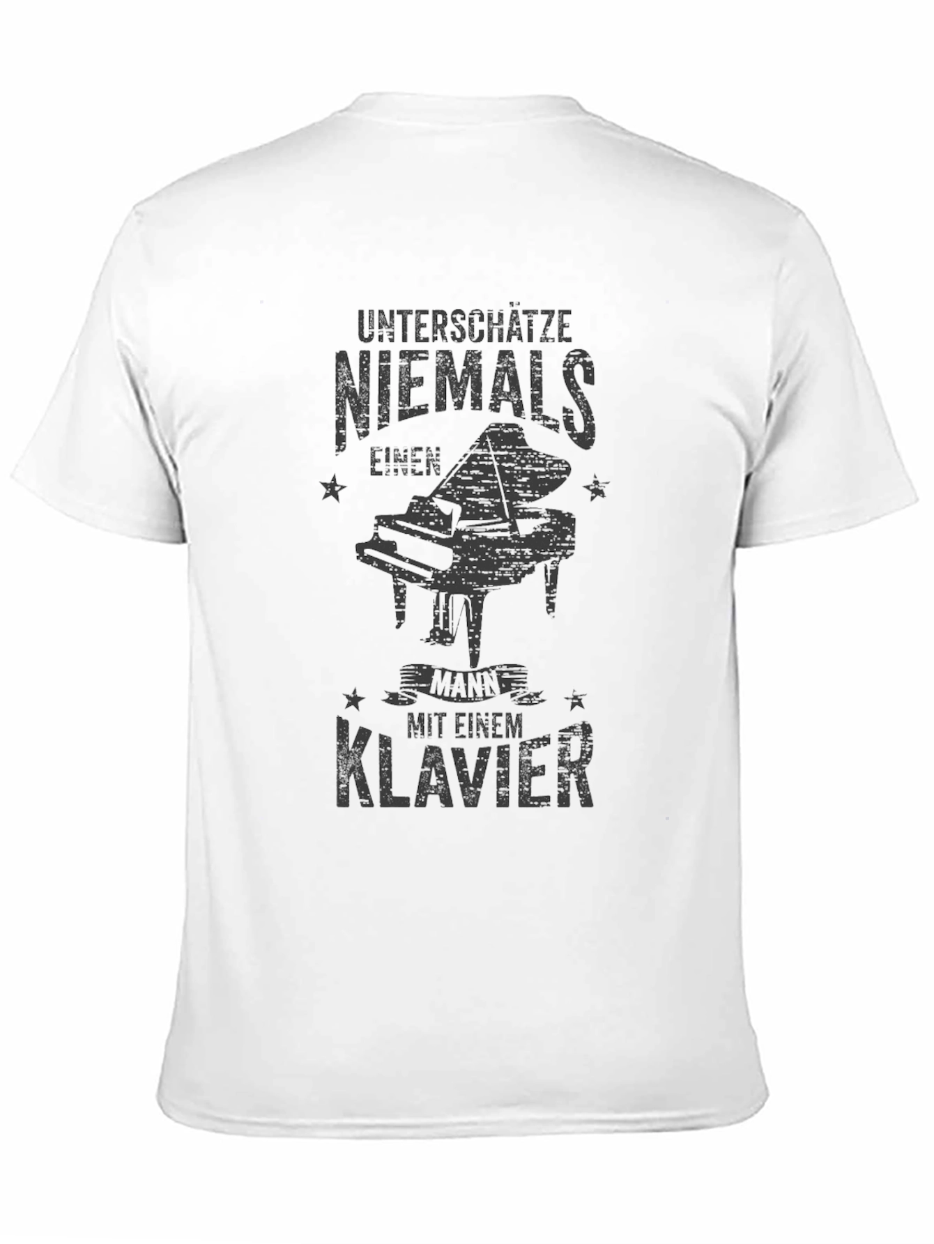 Dont Underestimate Piano Mens T-Shirt