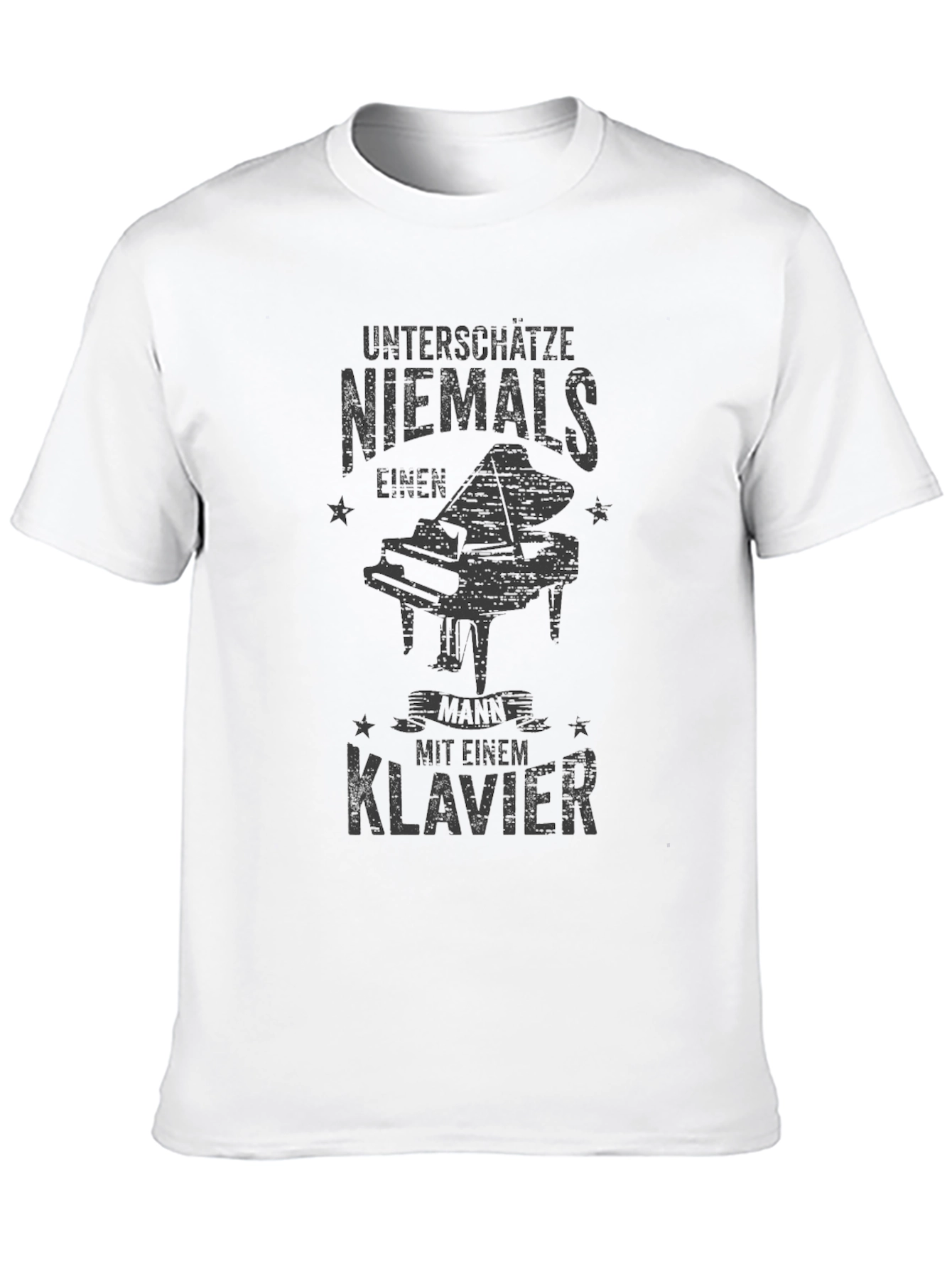 Dont Underestimate Piano Mens T-Shirt