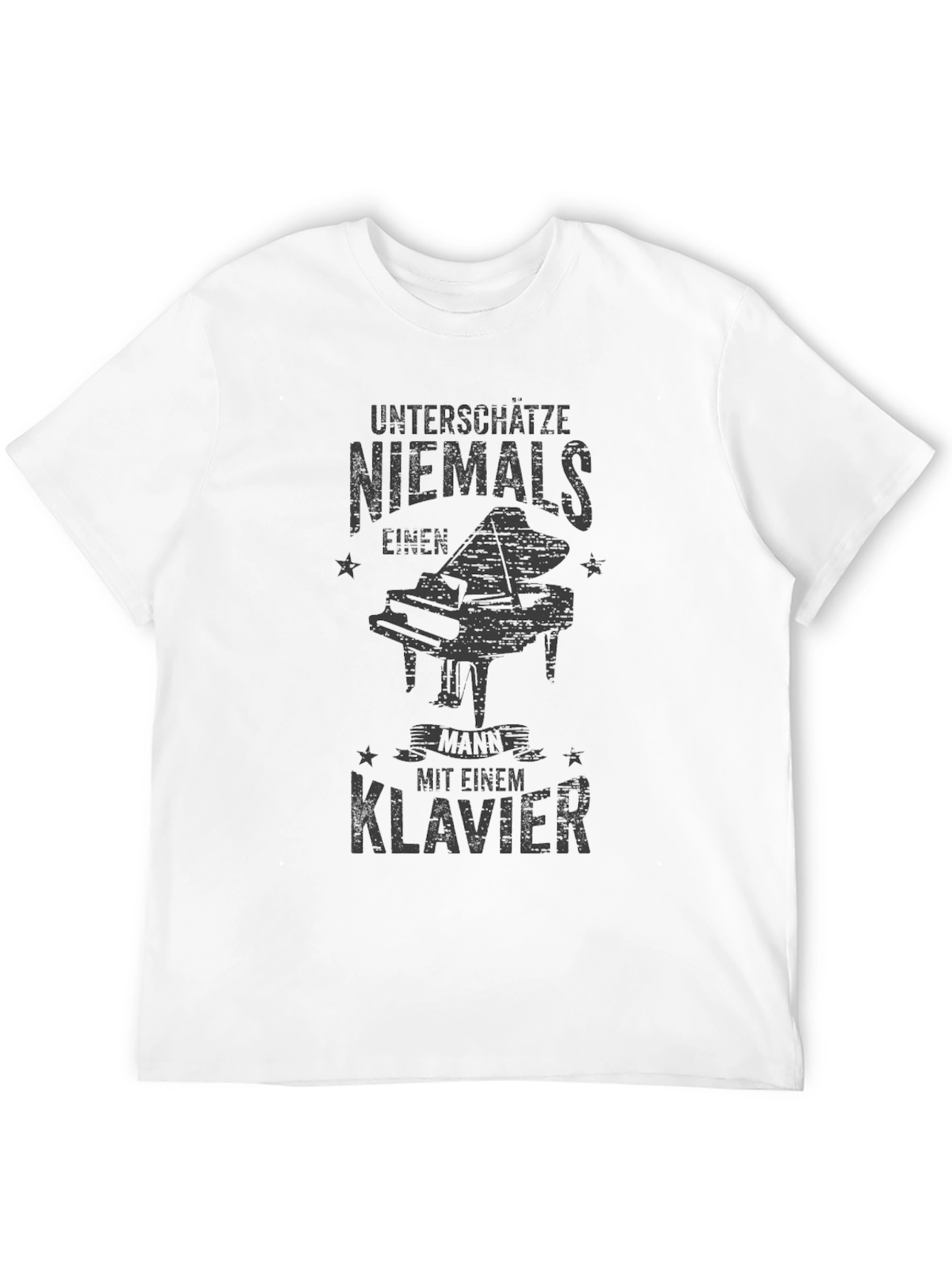 Dont Underestimate Piano Mens T-Shirt