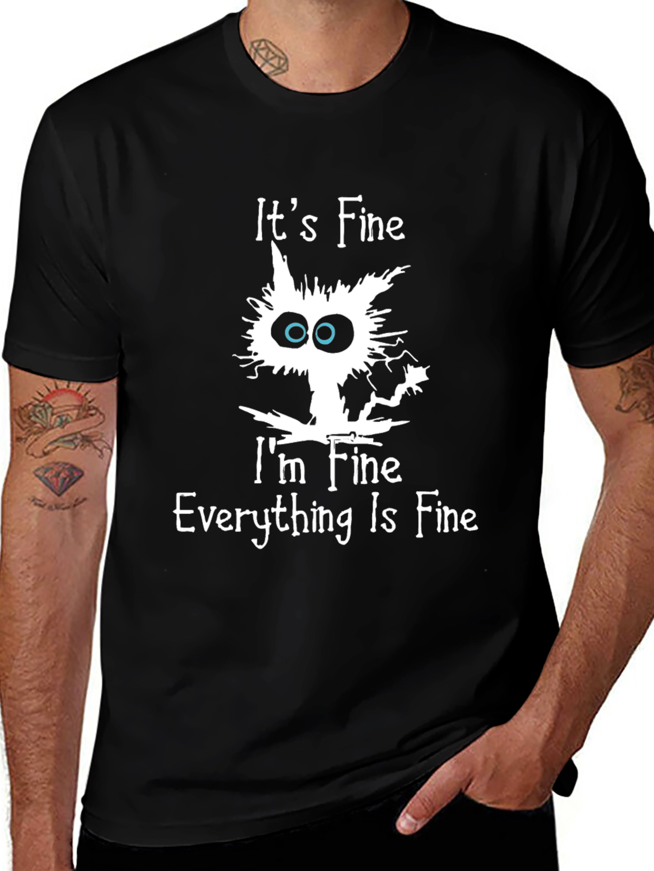 Its Fine Cat T-Shirt