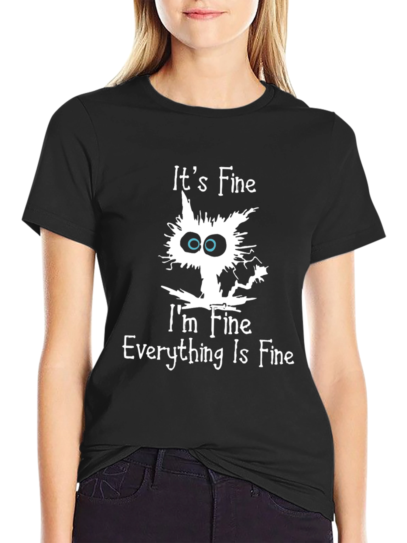 Its Fine Cat T-Shirt