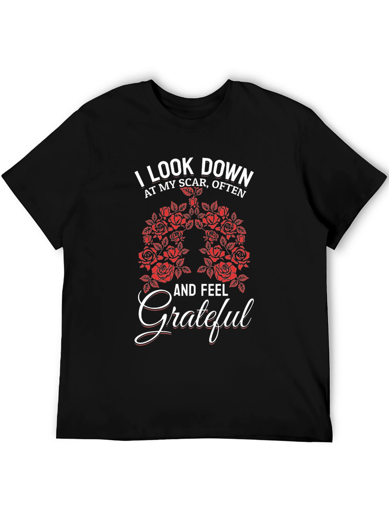 Grateful Lung Roses Graphic T-Shirt