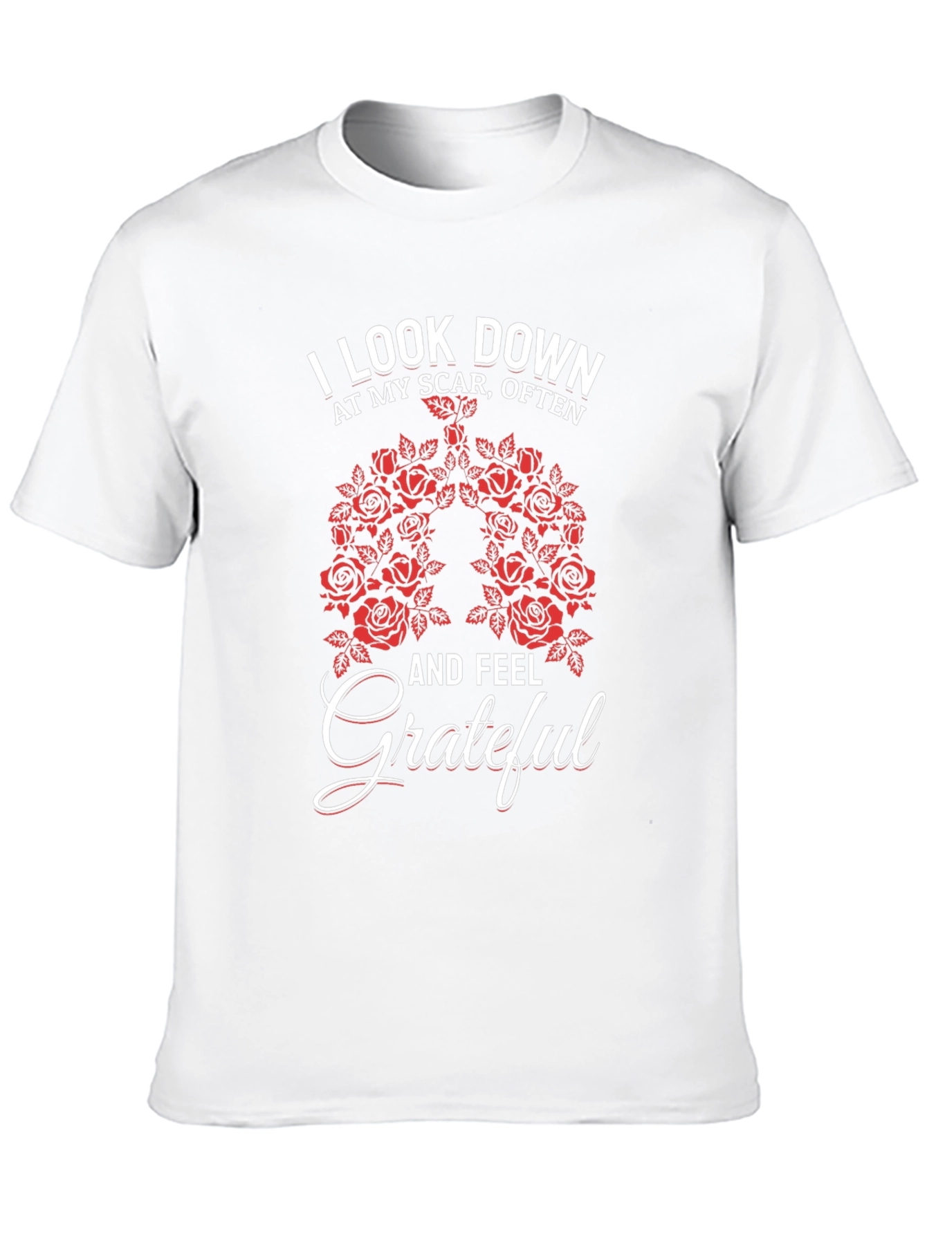 Grateful Lung Roses Graphic T-Shirt