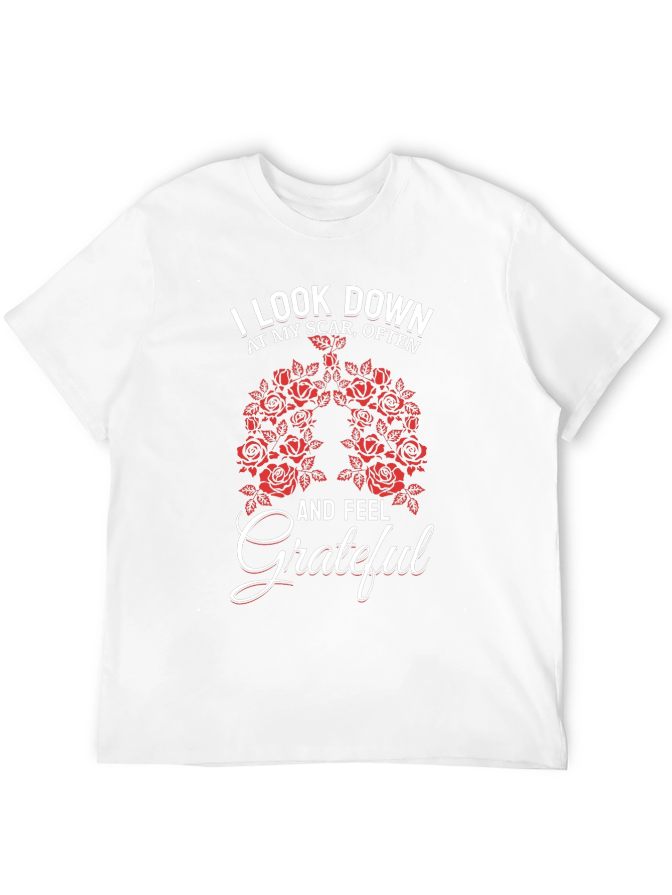 Grateful Lung Roses Graphic T-Shirt
