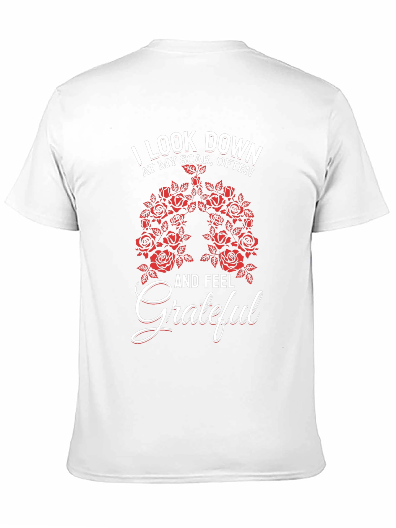 Grateful Lung Roses Graphic T-Shirt