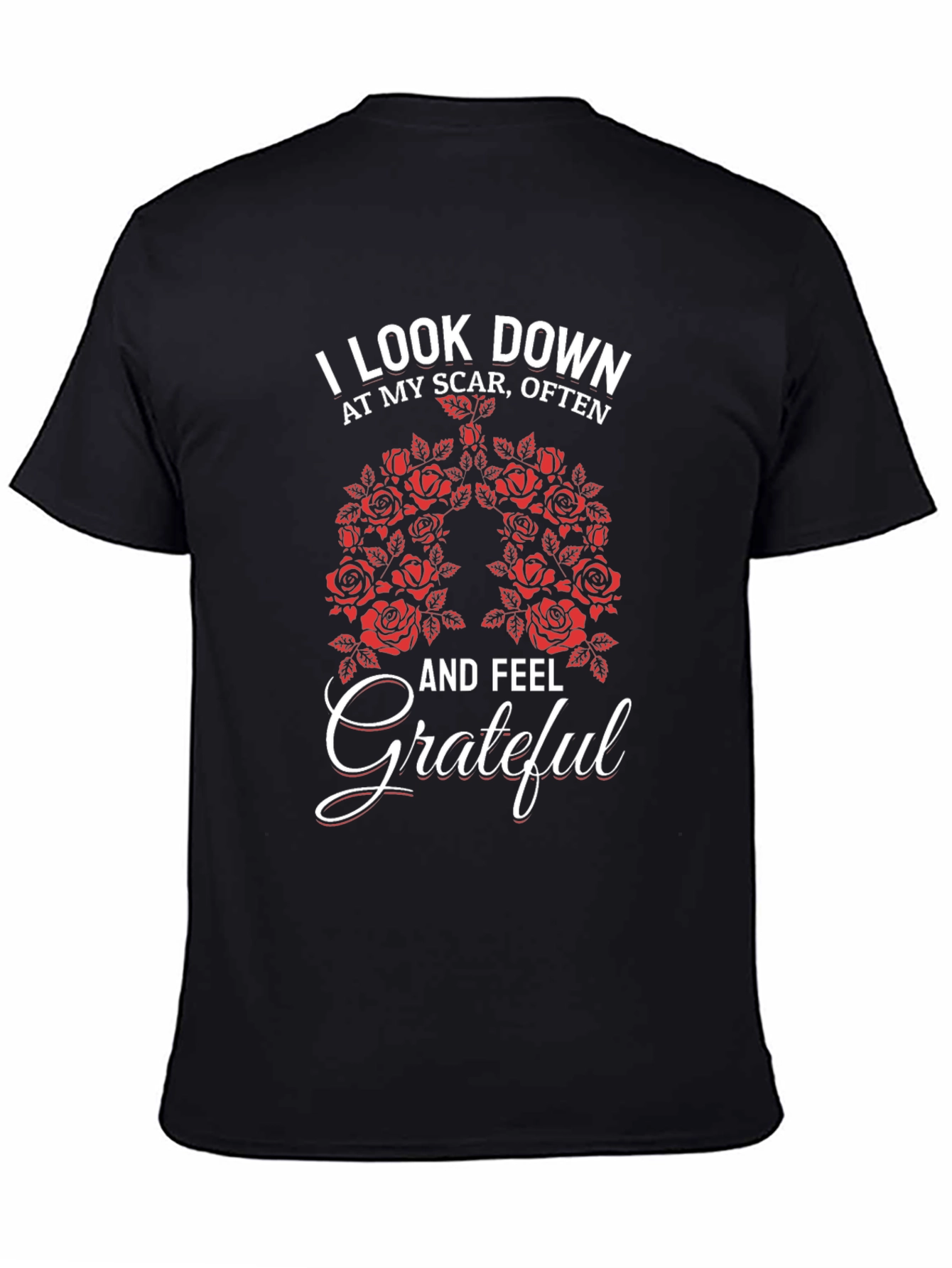 Grateful Lung Roses Graphic T-Shirt