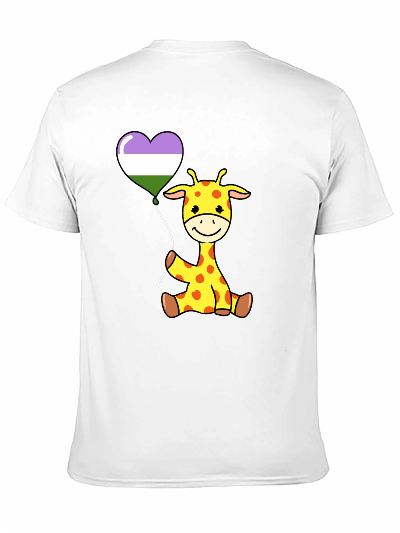 Cute Giraffe Balloon T-Shirt