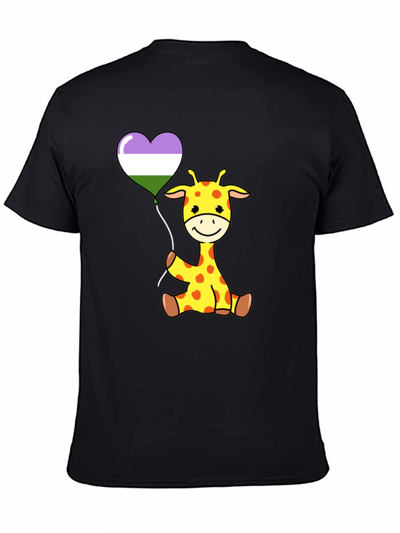Cute Giraffe Balloon T-Shirt