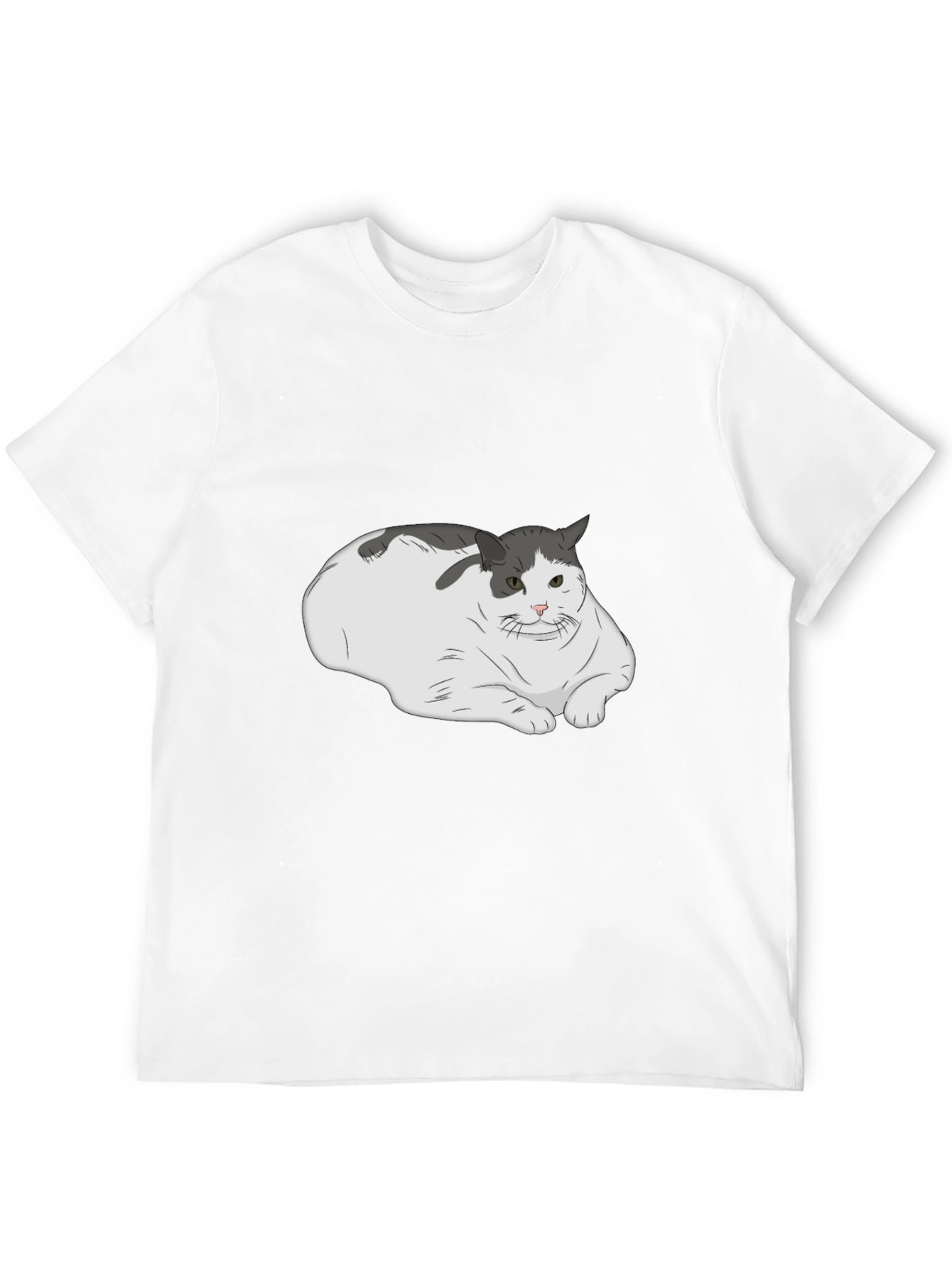 Chonky Cat T-Shirt - Unisex Black Tee