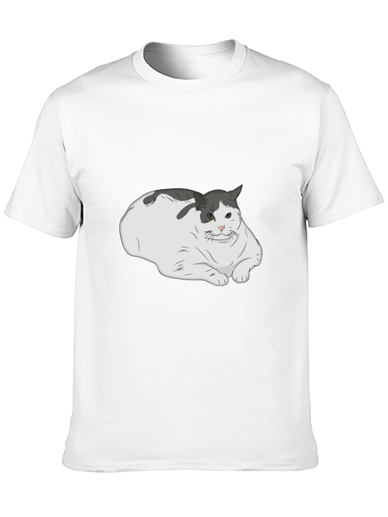 Chonky Cat T-Shirt - Unisex Black Tee