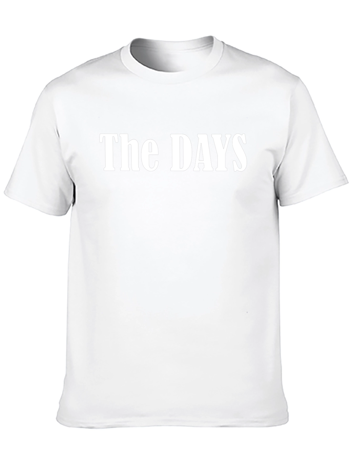 The Days Black Graphic Tee