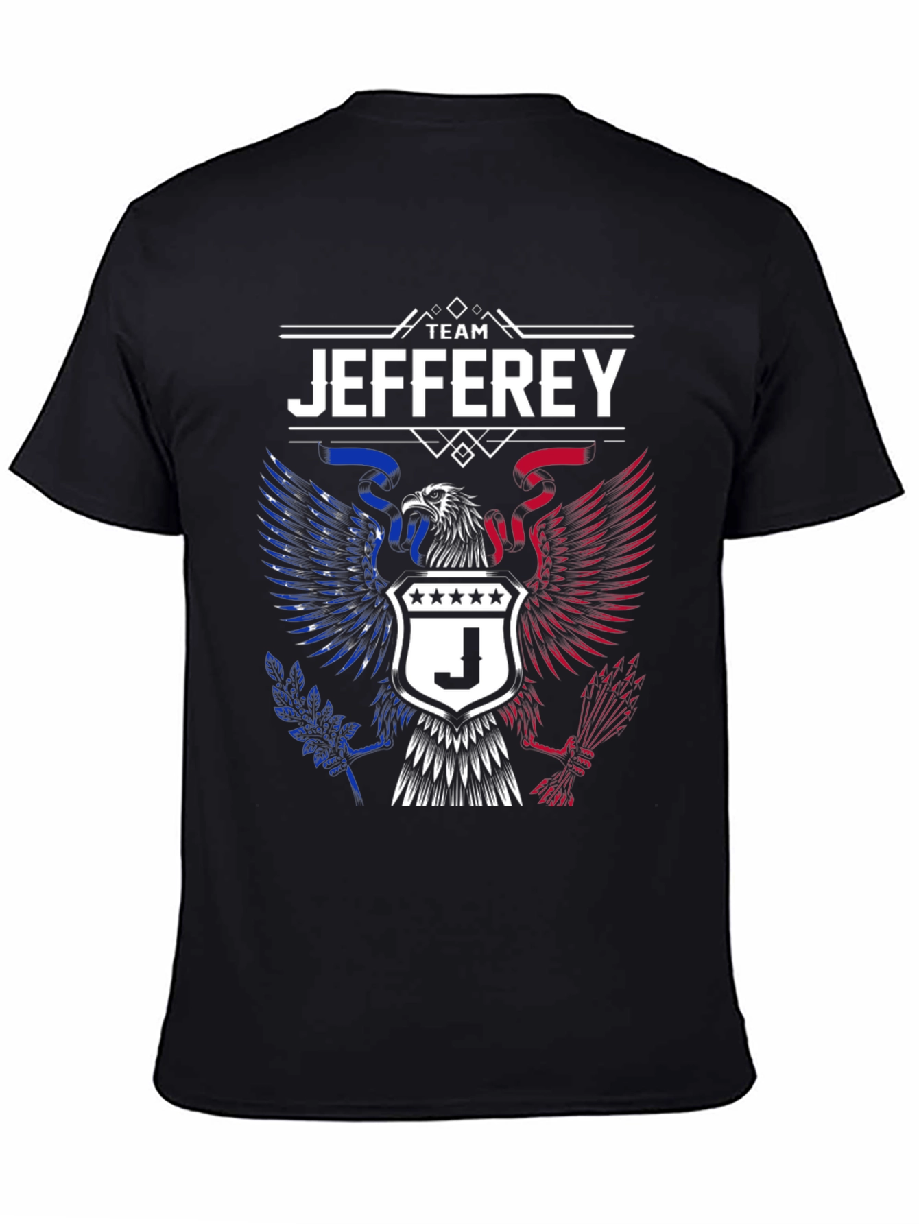 Team Jeffrey Patriotic Eagle T-Shirt