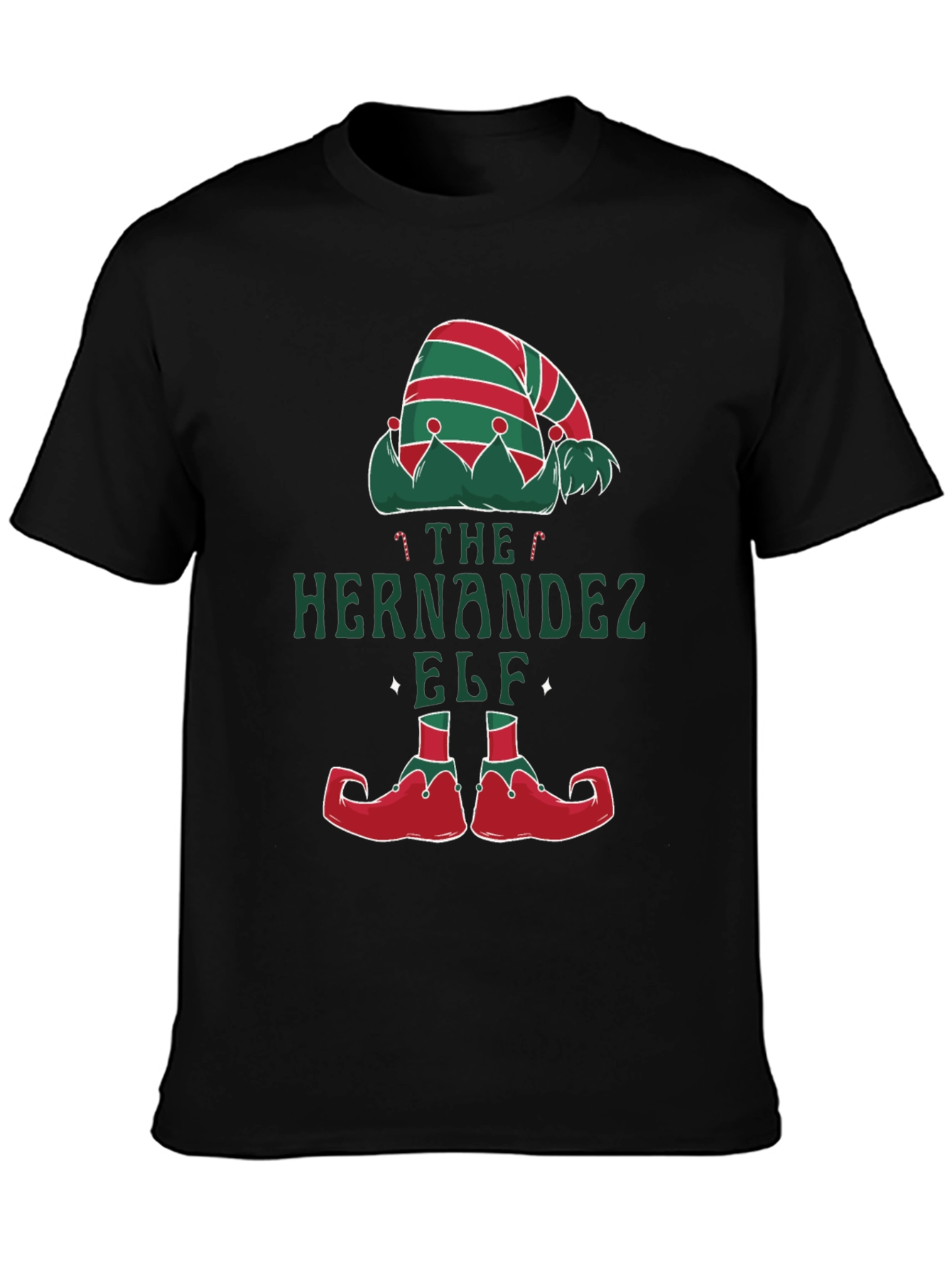 Hernandez Family Elf Matching Christmas Tee