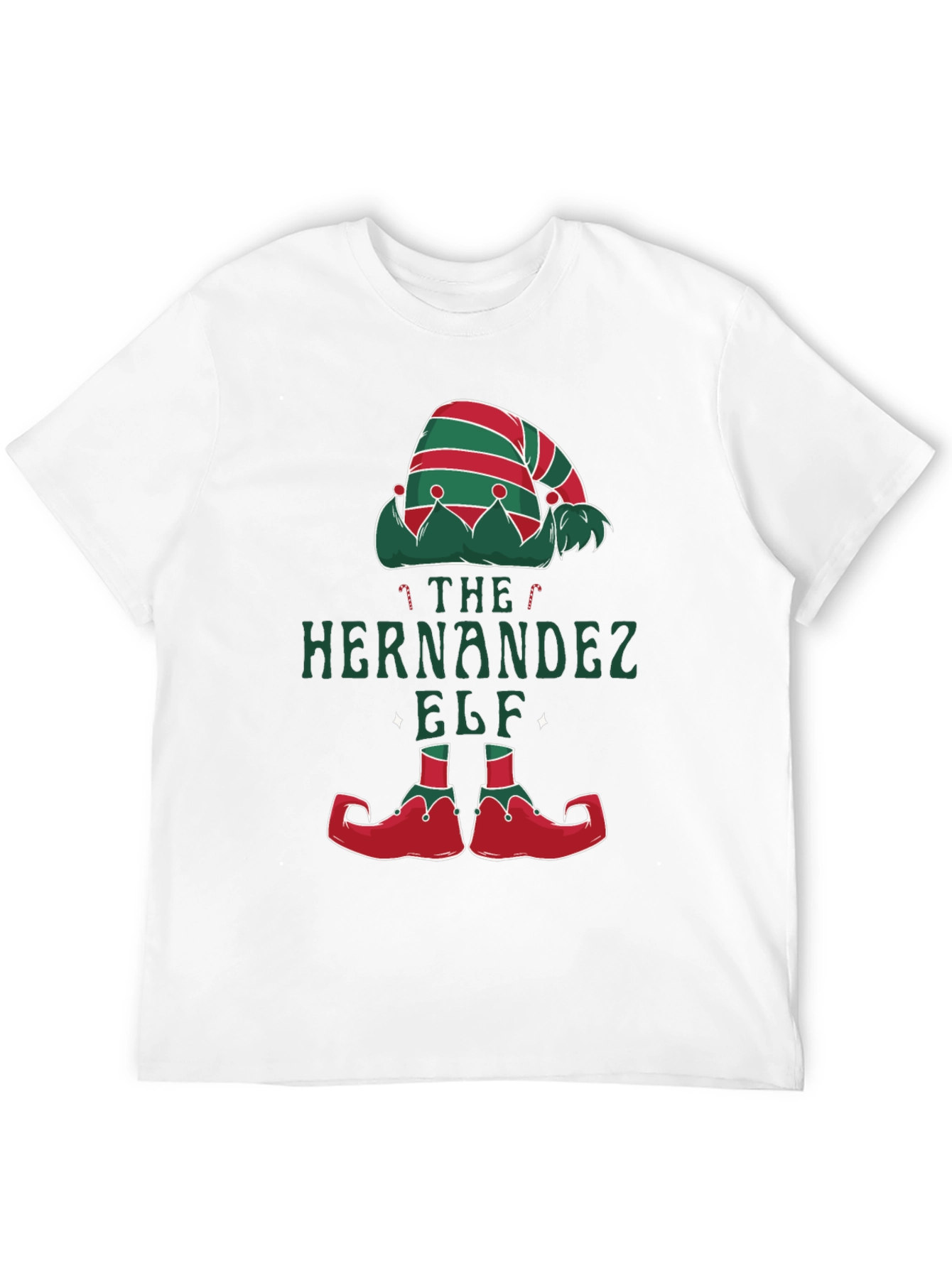 Hernandez Family Elf Matching Christmas Tee