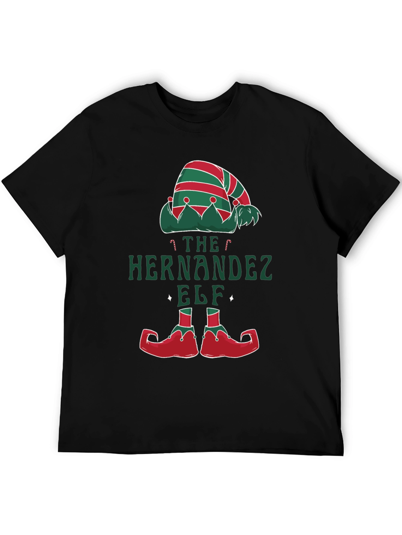 Hernandez Family Elf Matching Christmas Tee