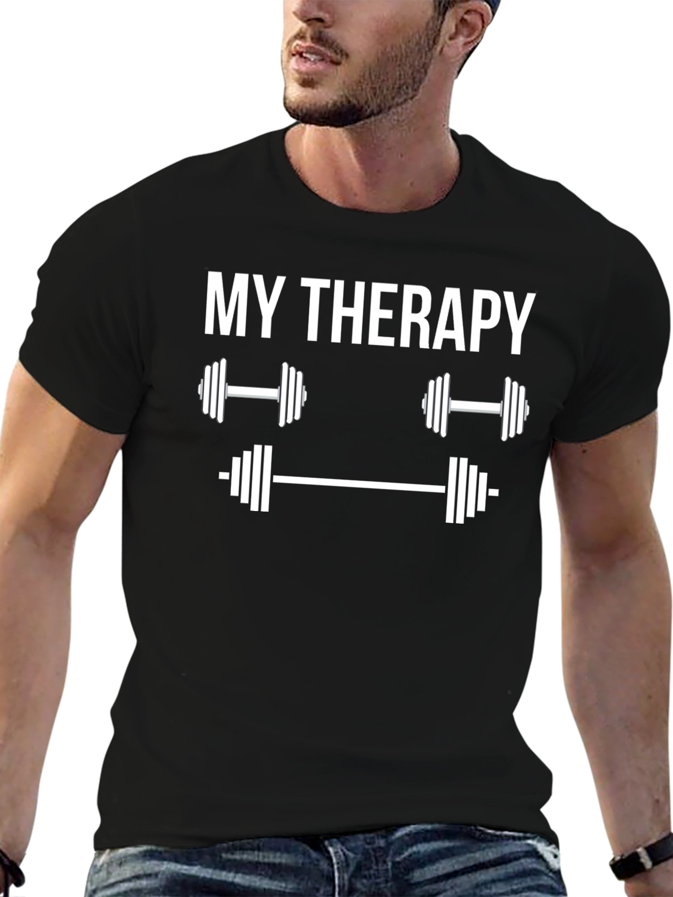 My Therapy Gym Black T-Shirt