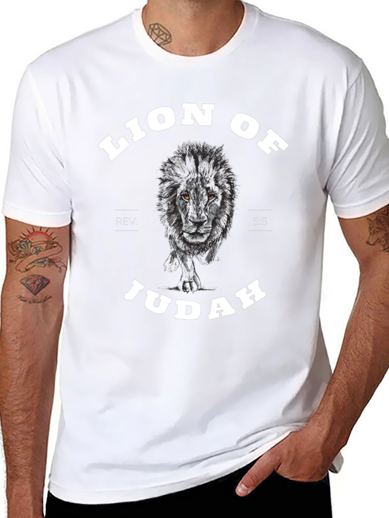 Lion of Judah Graphic T-Shirt - Christian Apparel