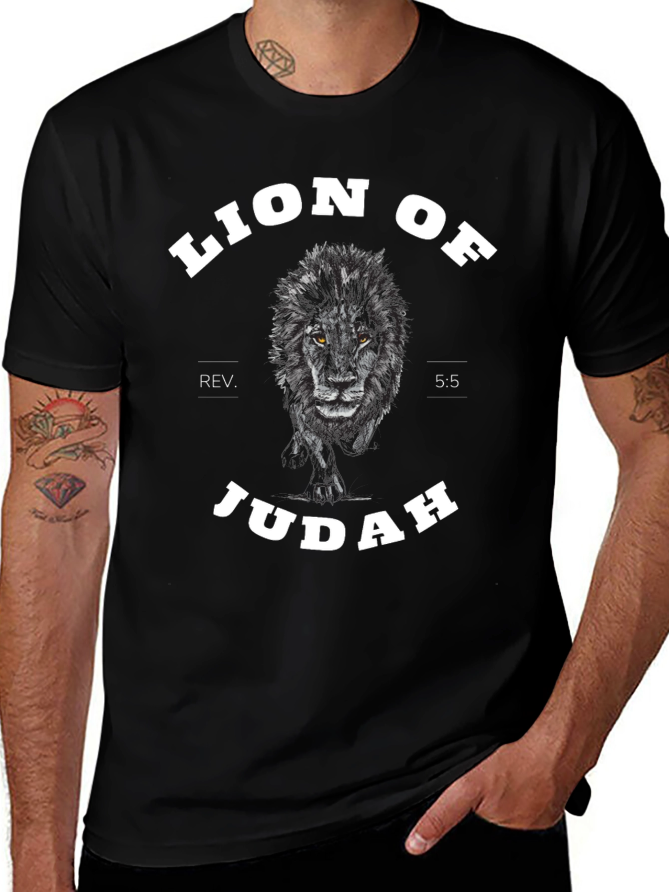 Lion of Judah Graphic T-Shirt - Christian Apparel