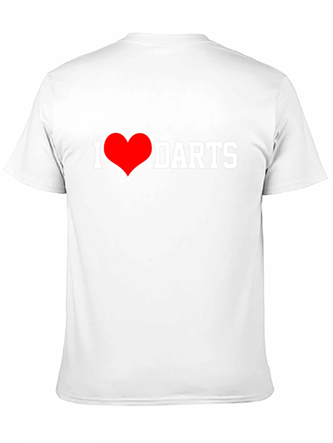 I Heart Darts T-Shirt - Black Casual Tee