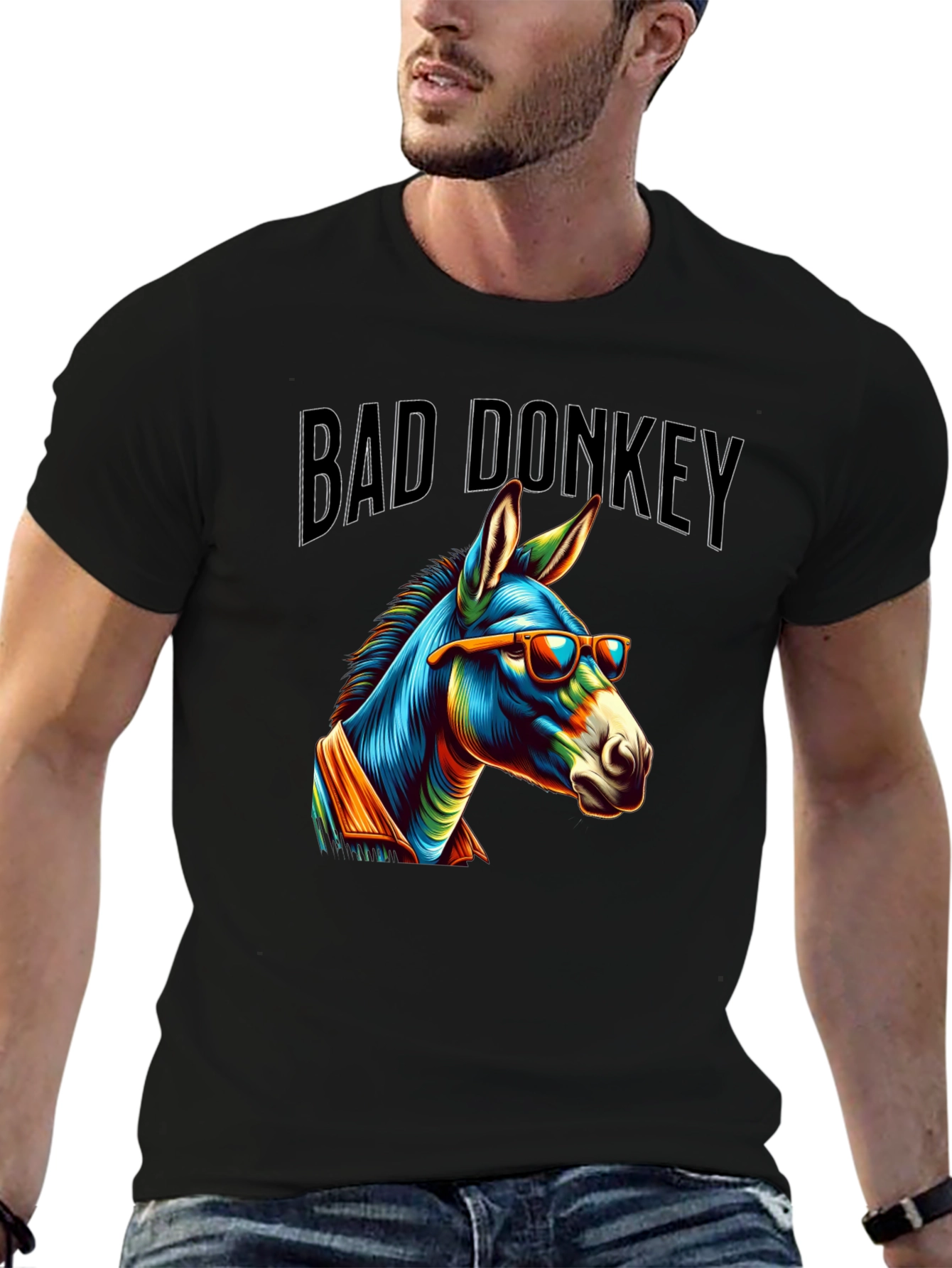 Bad Donkey Graphic Tee - Unique & Fun Design