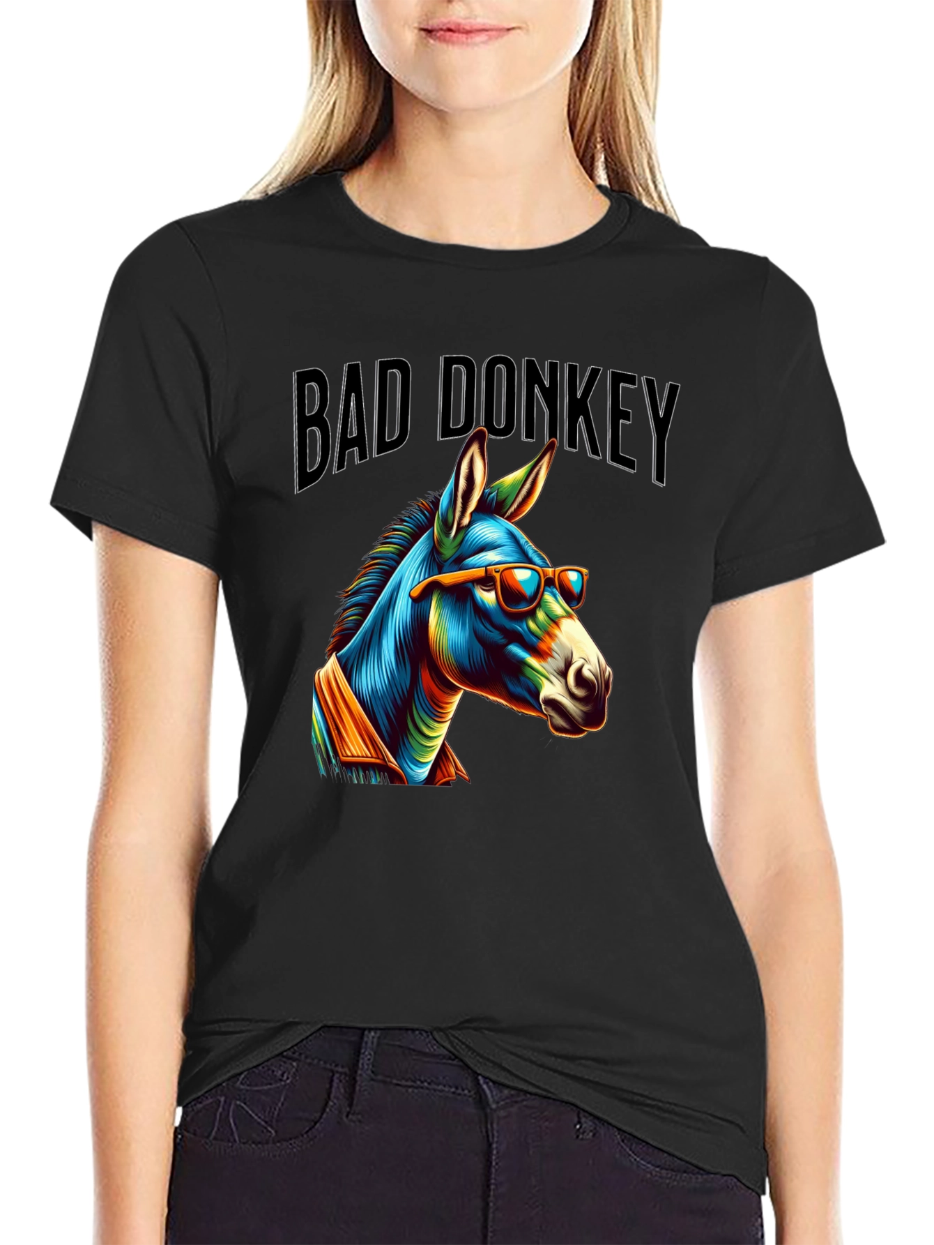 Bad Donkey Graphic Tee - Unique & Fun Design