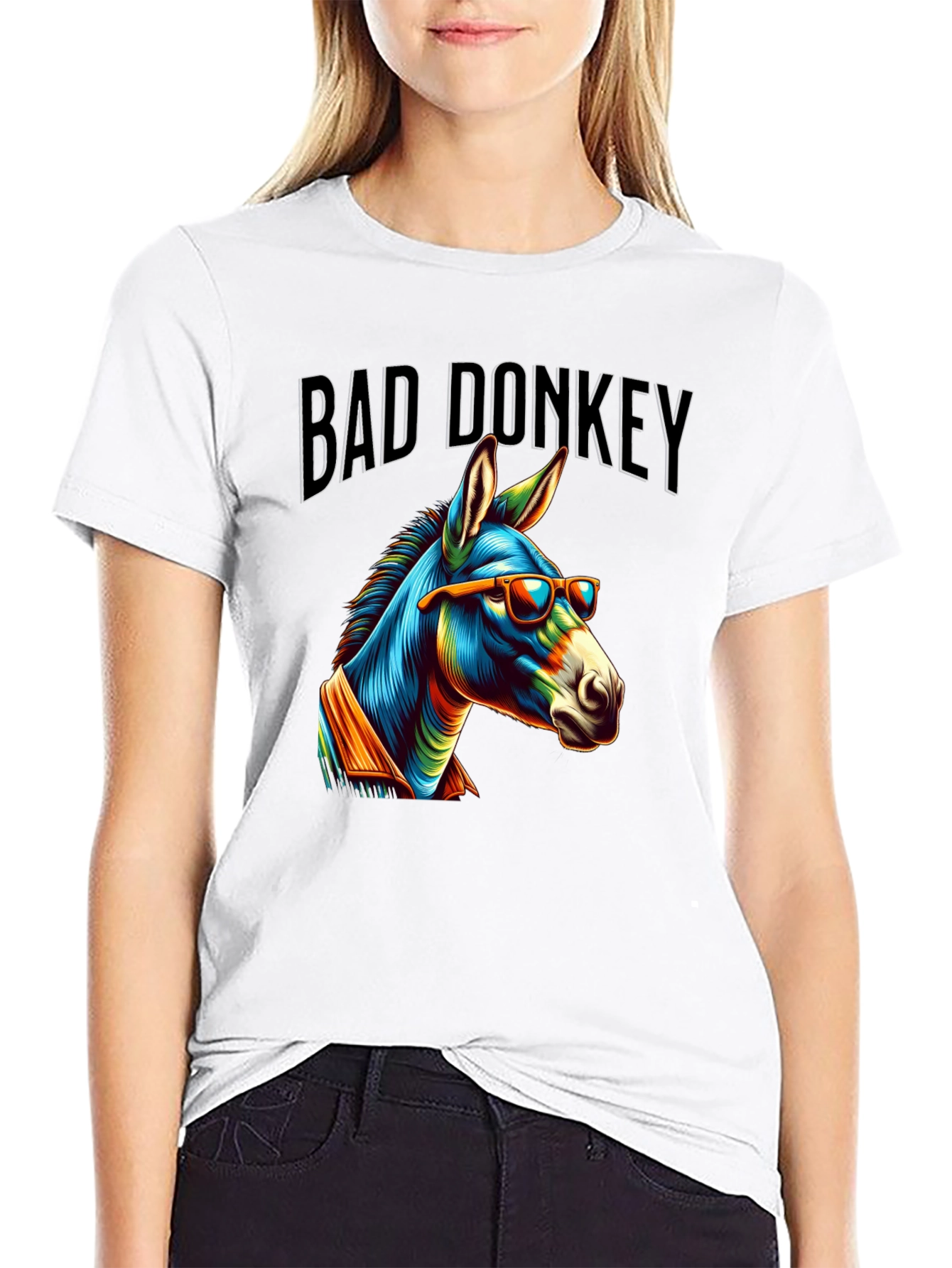 Bad Donkey Graphic Tee - Unique & Fun Design