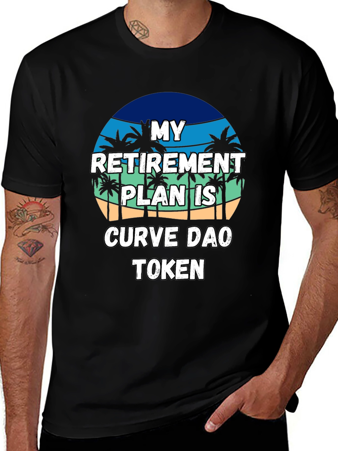 Curve DAO Token Retirement Plan T-Shirt