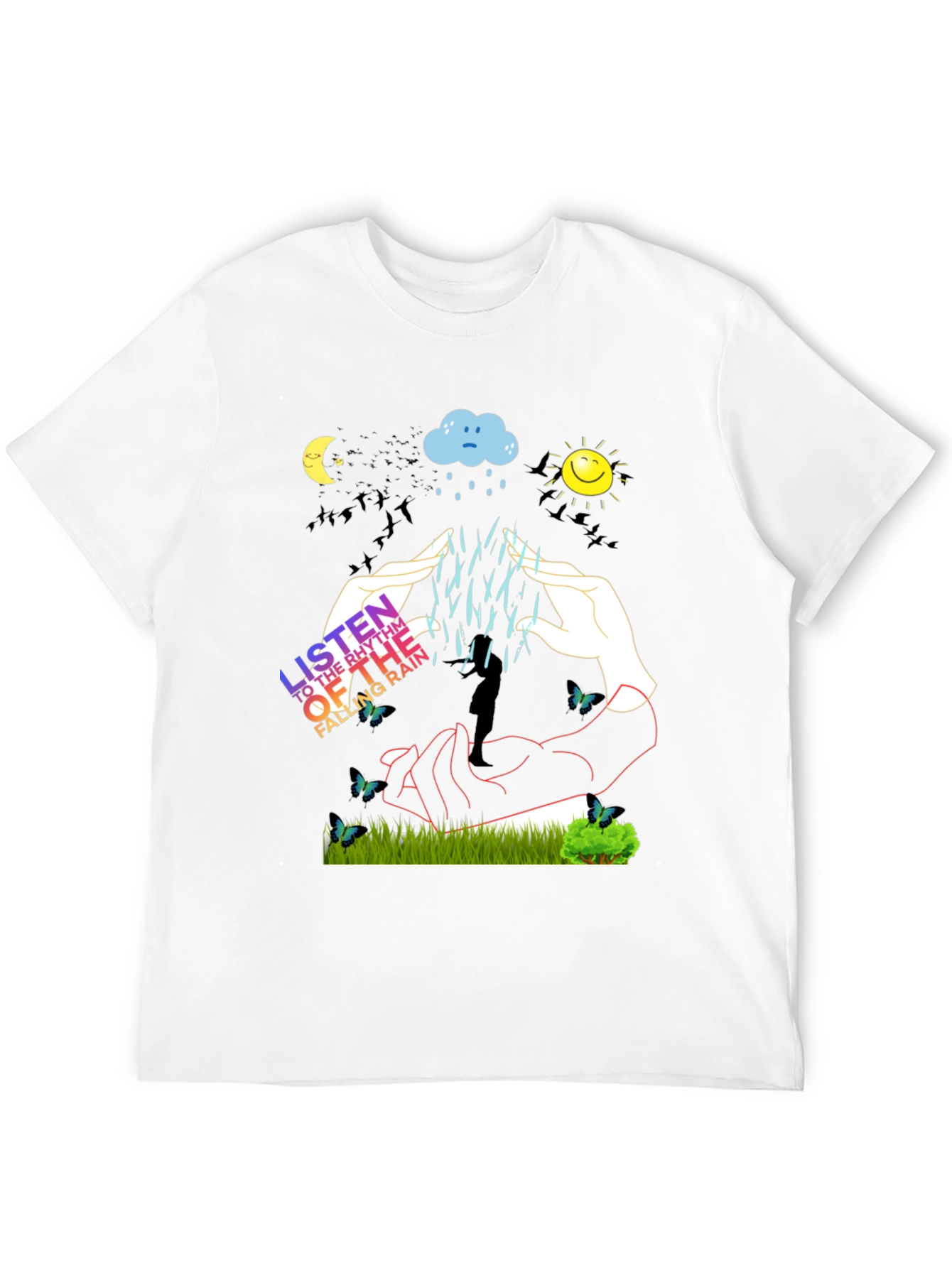 Rhythm of Rain Graphic Tee - Unisex
