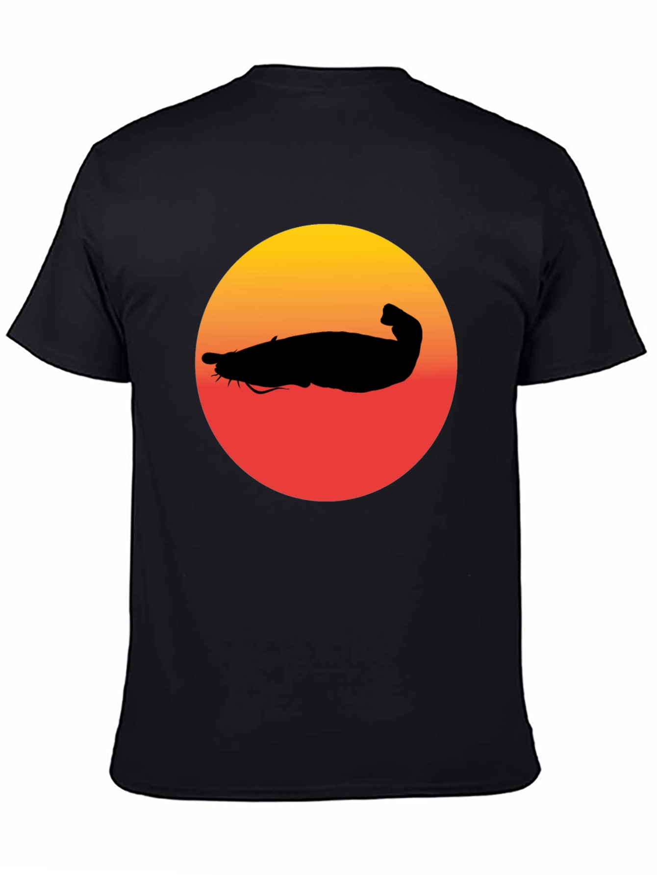 Catfish Sunset Graphic Tee - Unique Design