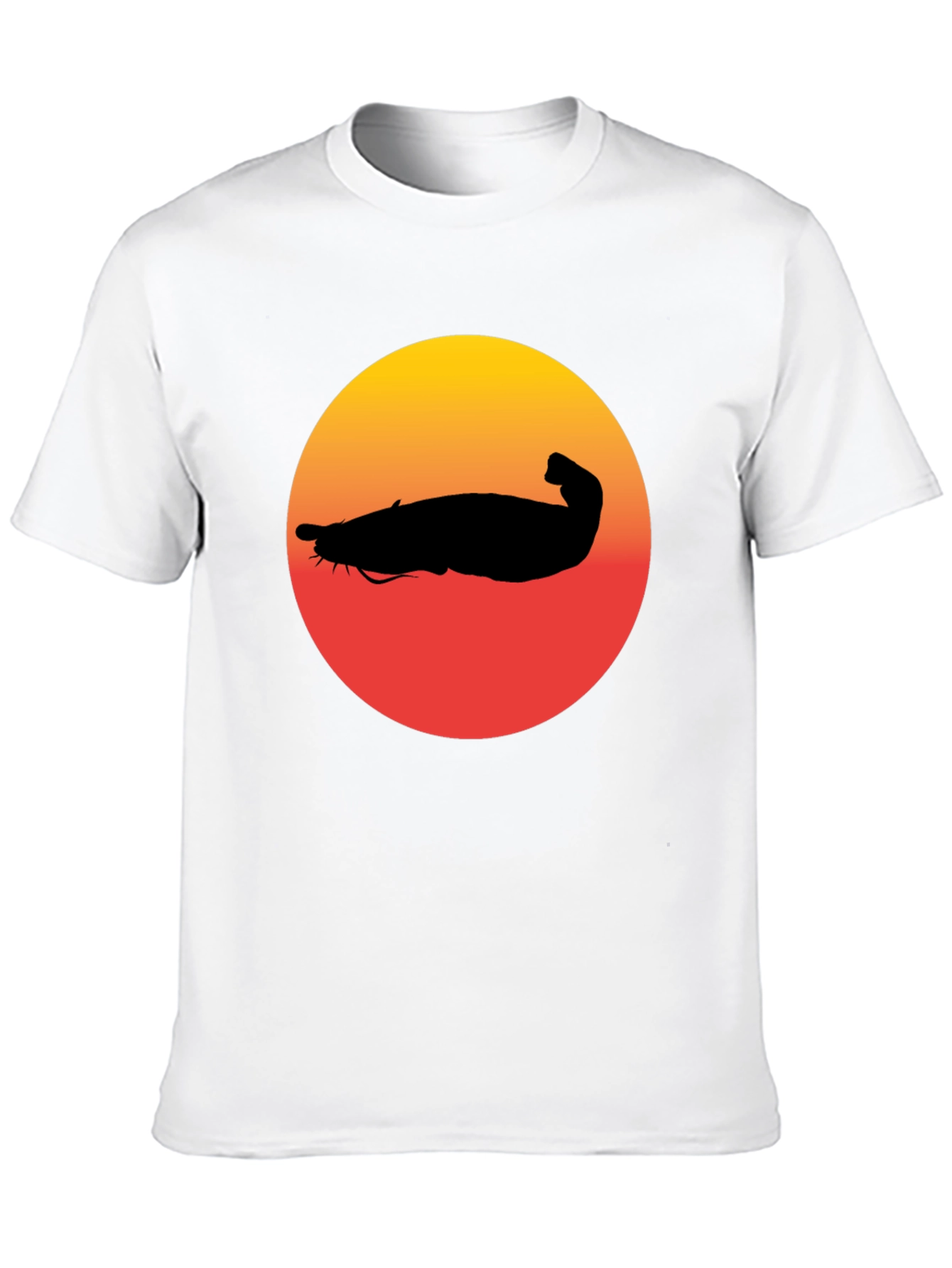 Catfish Sunset Graphic Tee - Unique Design