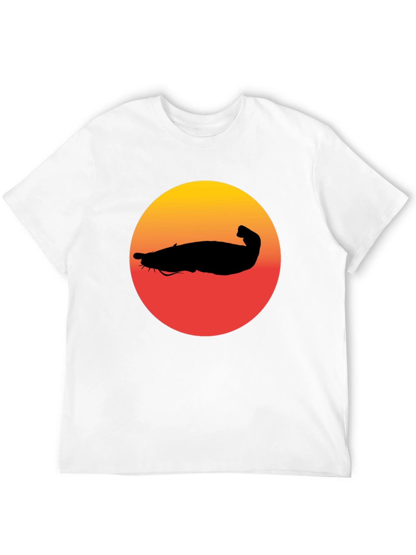 Catfish Sunset Graphic Tee - Unique Design