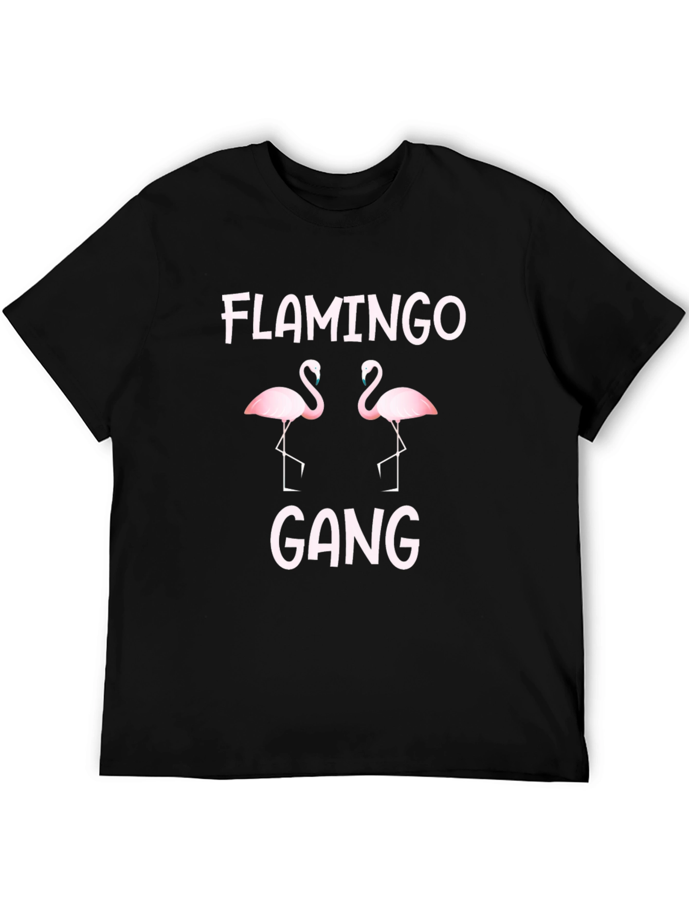 Flamingo Gang Graphic T-Shirt - Fun Casual Tee