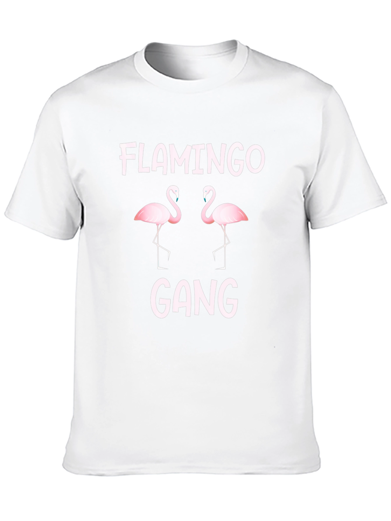 Flamingo Gang Graphic T-Shirt - Fun Casual Tee