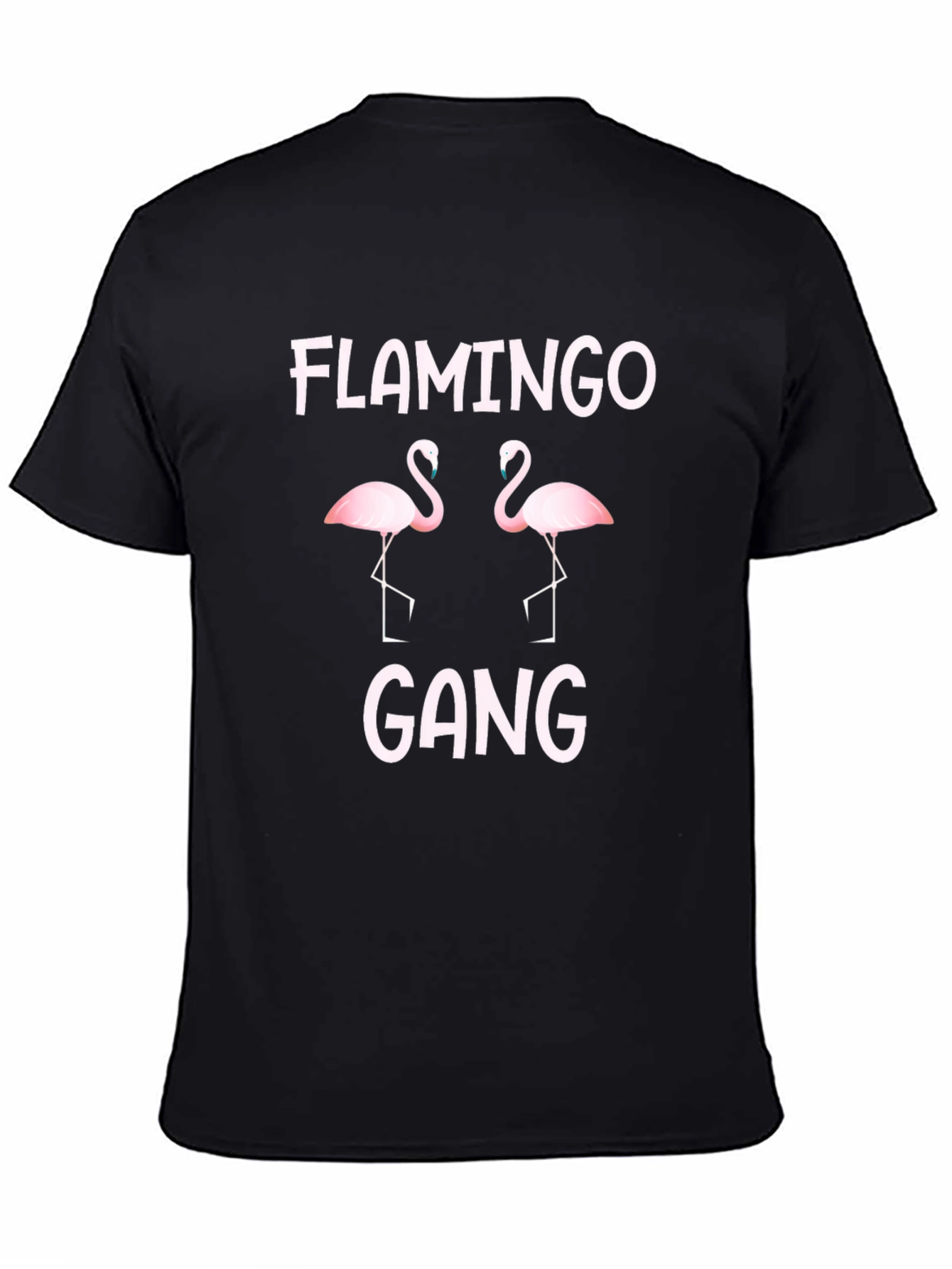 Flamingo Gang Graphic T-Shirt - Fun Casual Tee