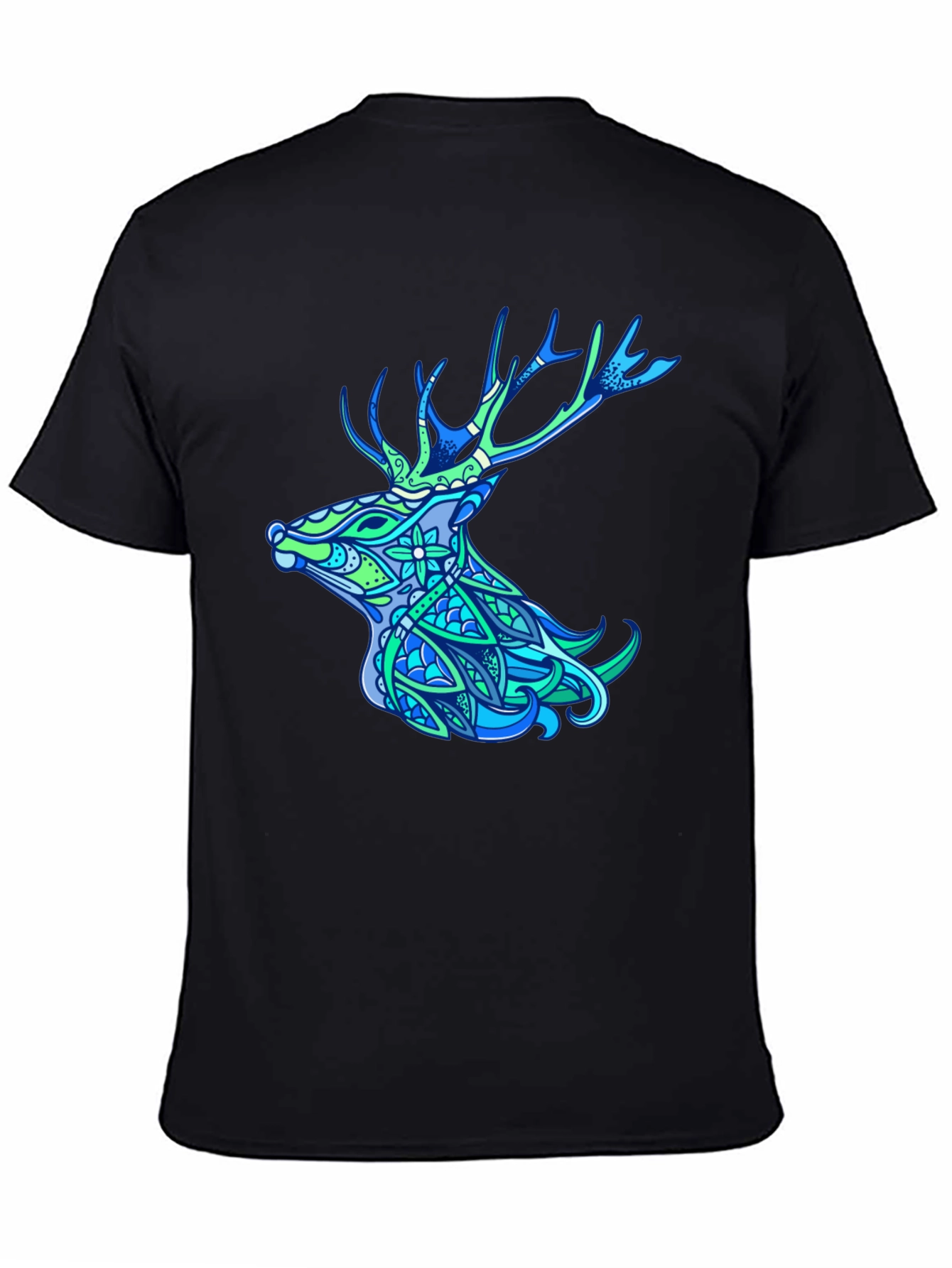 Deer Head Graphic Tee - Nature Inspired Design