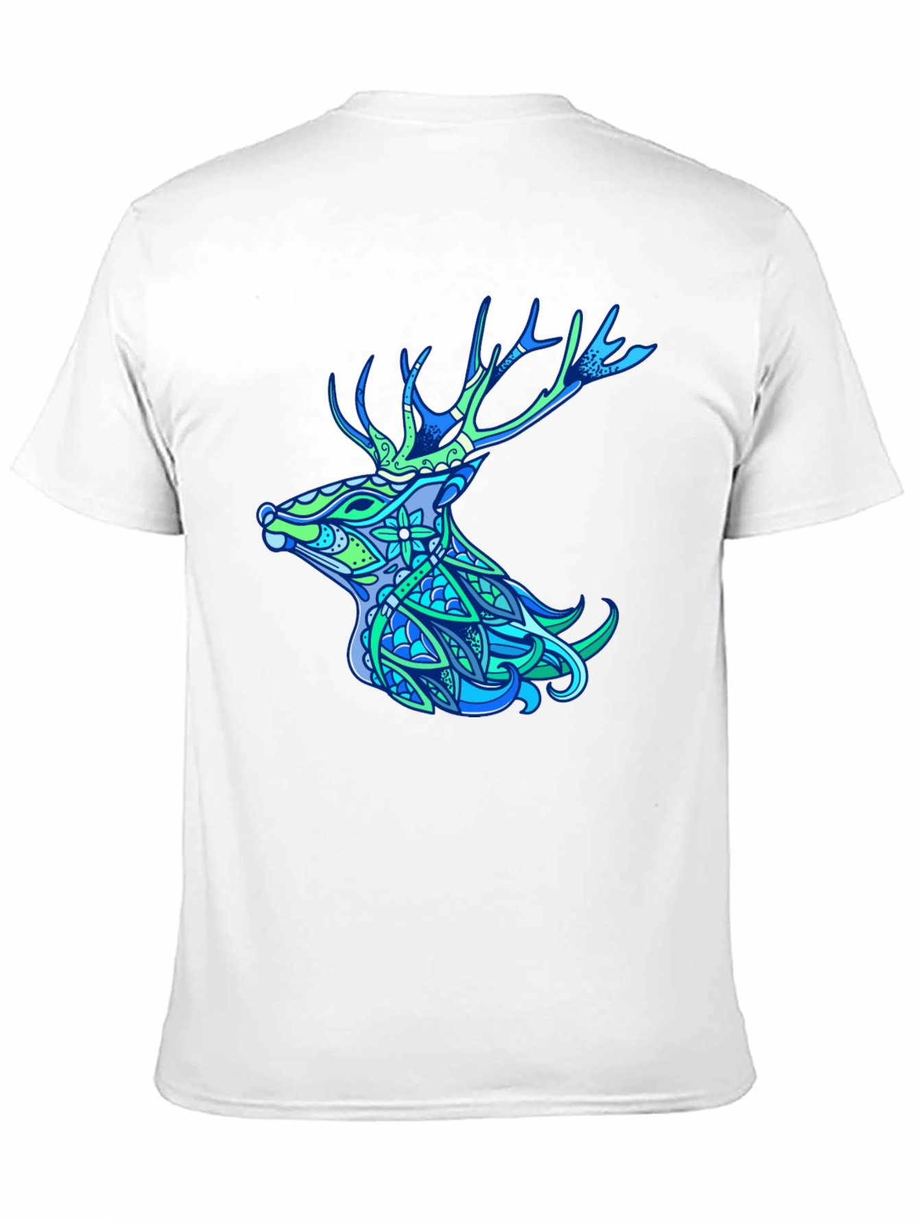 Deer Head Graphic Tee - Nature Inspired Design