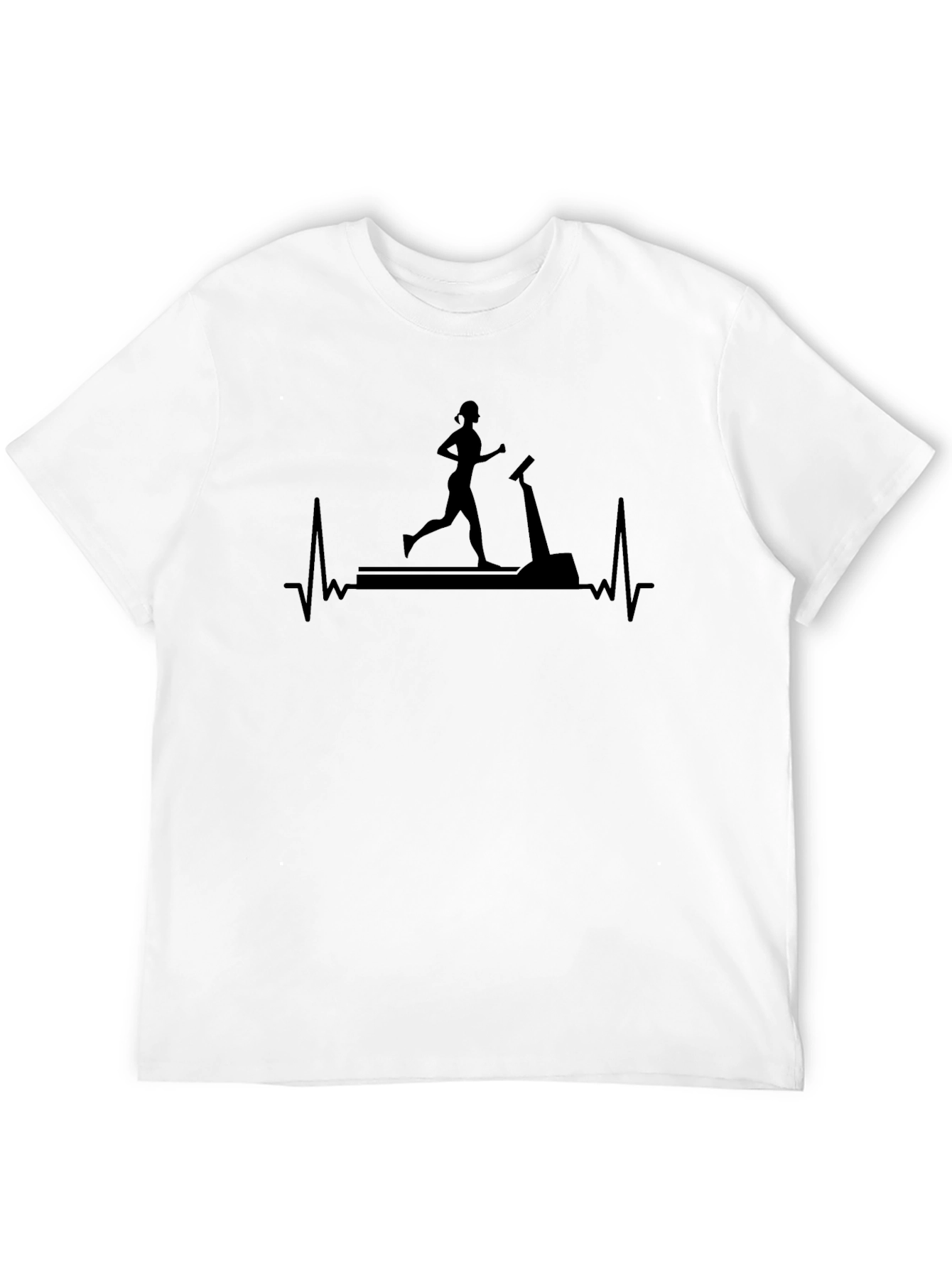 Running Heartbeat Tee - Fitness Apparel