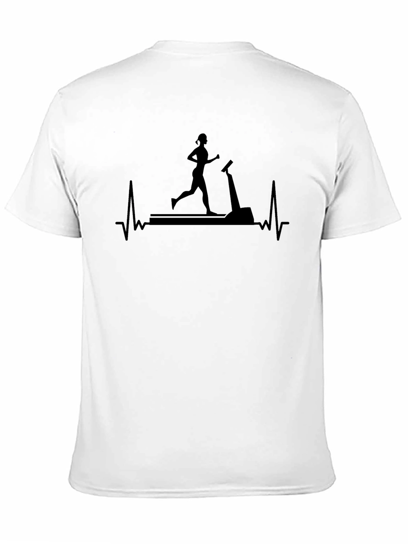 Running Heartbeat Tee - Fitness Apparel