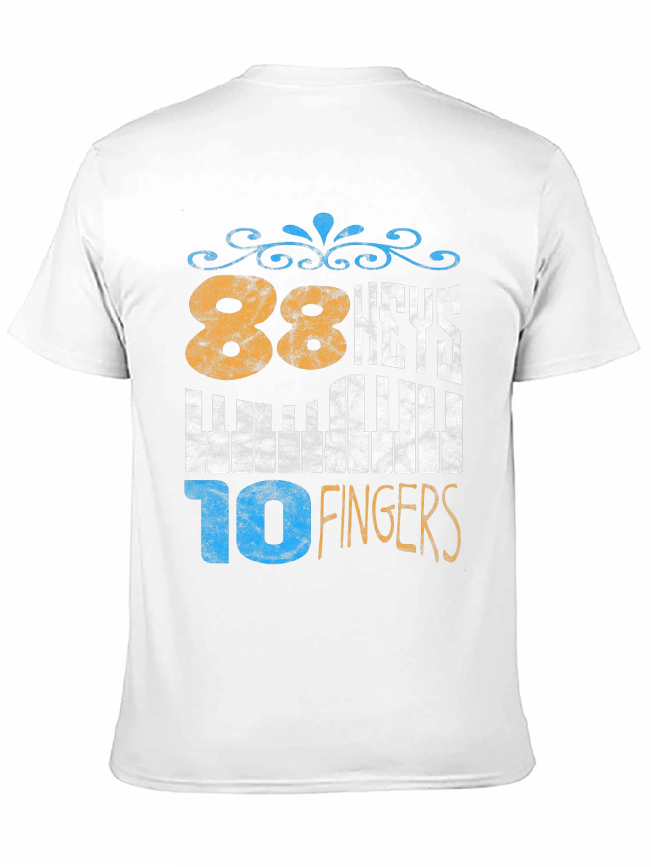 88 Keys 10 Fingers Piano Player T-Shirt