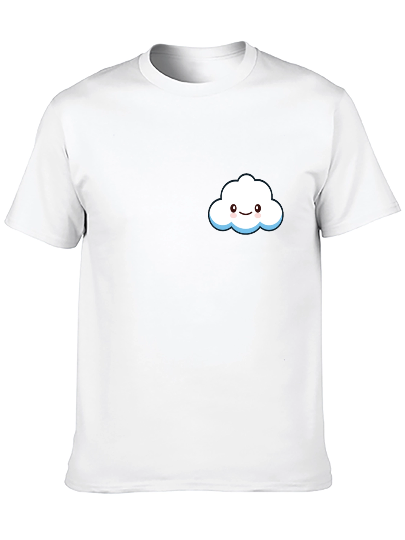 Cute Cloud Graphic Tee - Soft Cotton Comfort