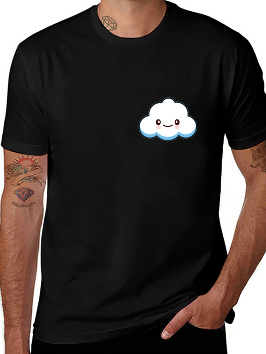 Cute Cloud Graphic Tee - Soft Cotton Comfort