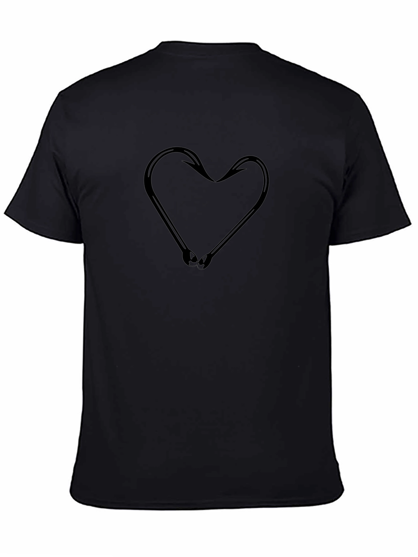 Fishing Hook Heart T-Shirt